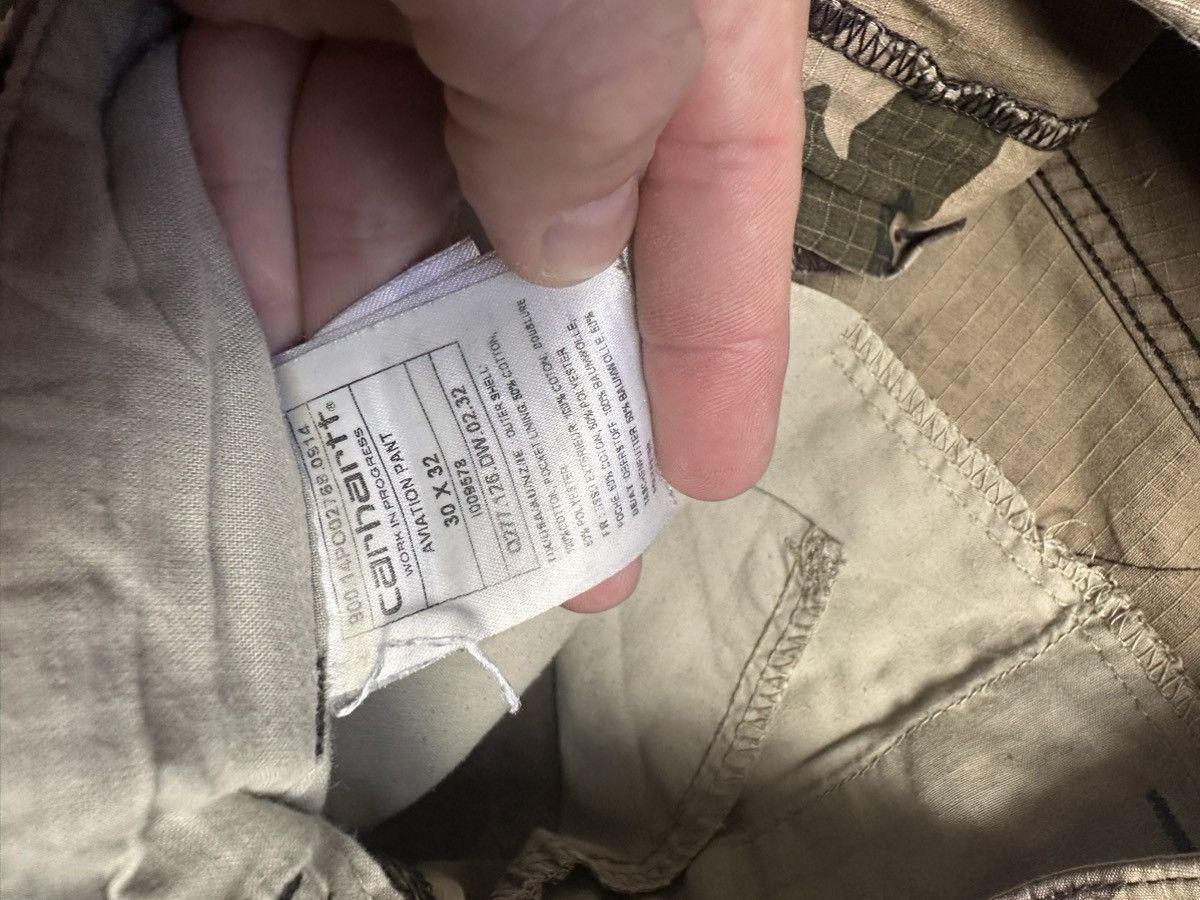 Vintage Vintage Carhartt Wip camo pants aviator rare size 30/32 Size US 30 / EU 46 - 8 Thumbnail