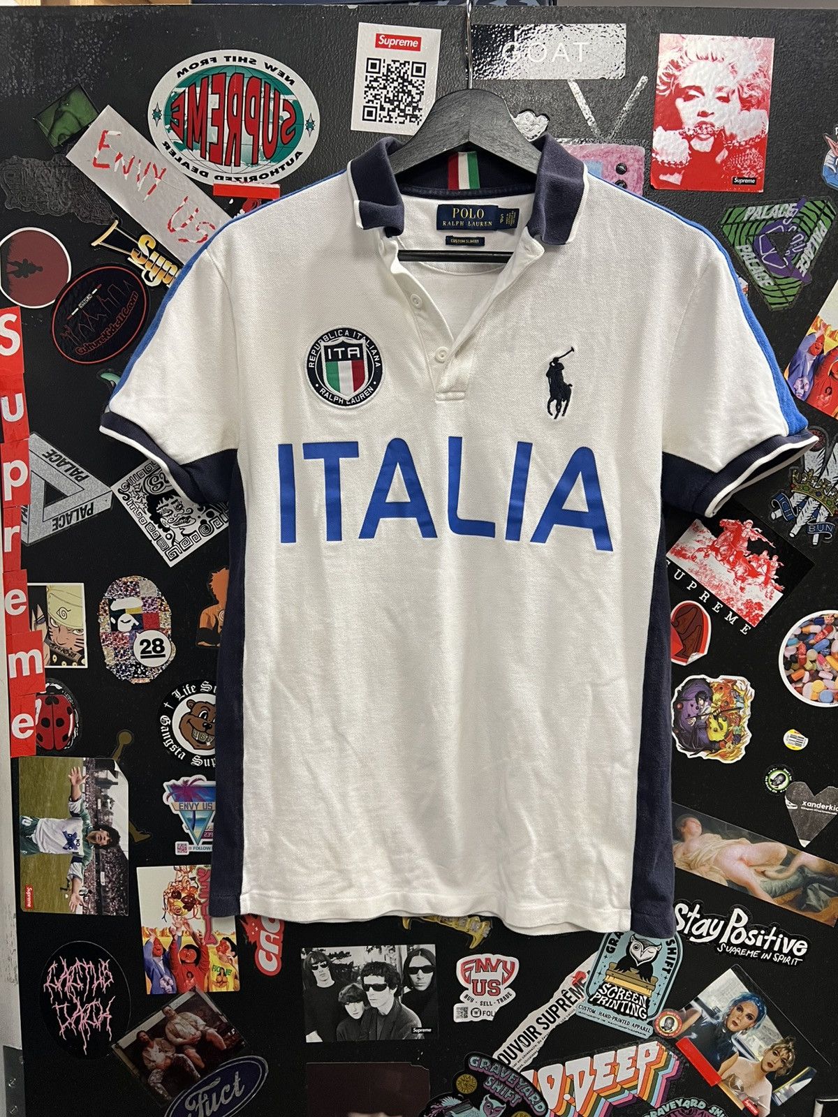 Polo Ralph Lauren Vintage Polo Ralph Lauren Republica Italiana Polo Size S / US 4 / IT 40 - 1 Thumbnail