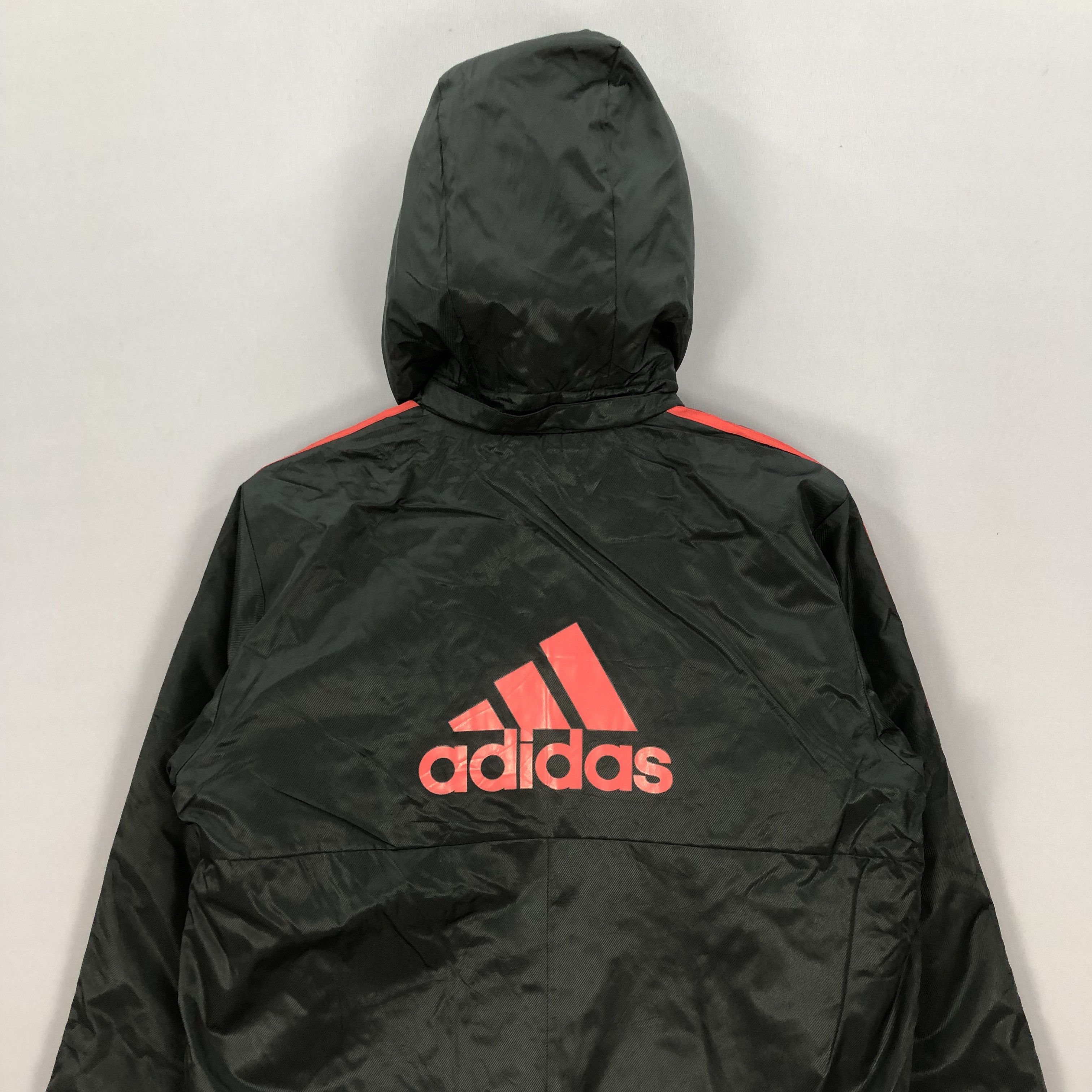 Adidas × Vintage Vintage Adidas Hoodie Windbreaker Coach Long Jacket Size US M / EU 48-50 / 2 - 9 Thumbnail