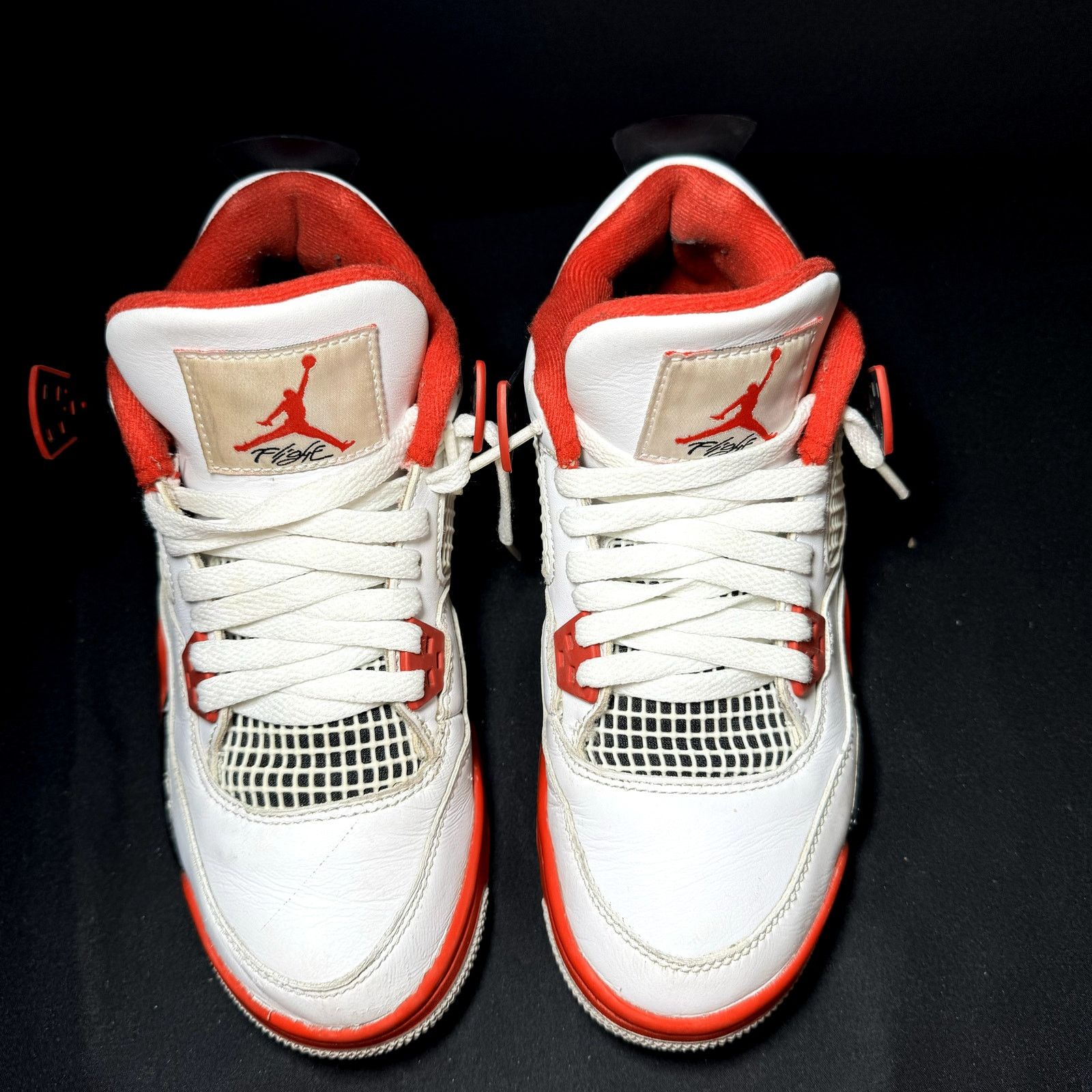 Jordan Brand × Nike Size 5.5 - Nike Air Jordan 4 Retro OG GS Fire Red 2020 Size US 5.5 / EU 38 - 4 Thumbnail