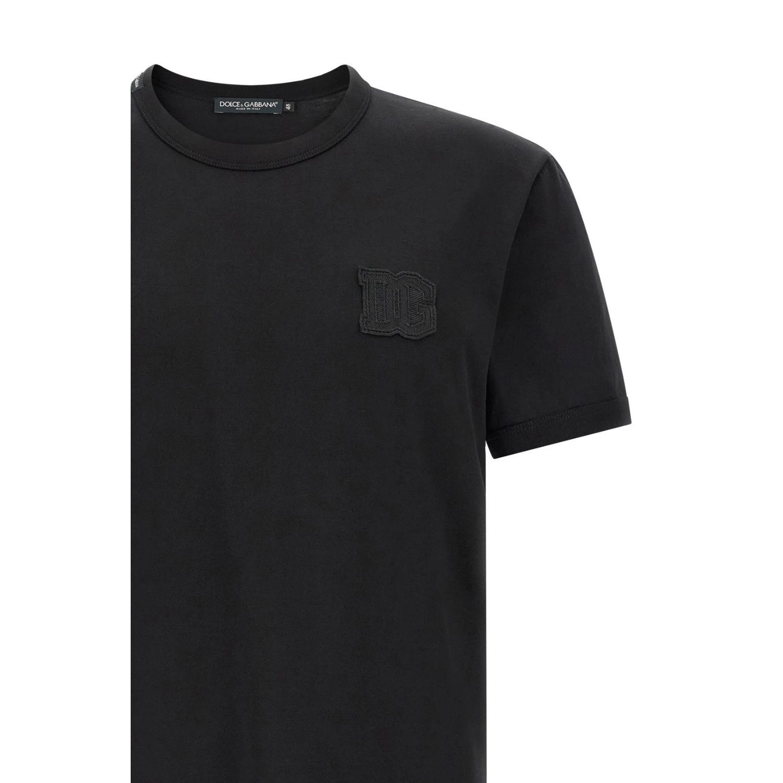 Dolce & Gabbana DOLCE&GABBANA Patch Black TShirt New & Authentic (Men's size Size US XXL / EU 58 / 5 - 3 Thumbnail