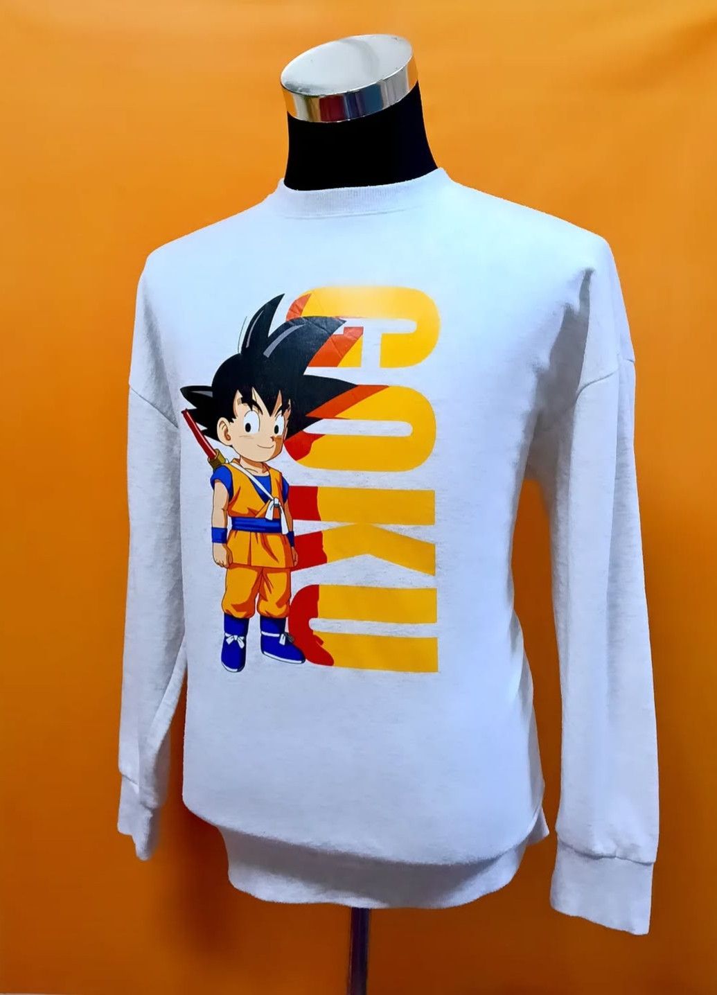 Japanese Brand Dragon Ballz Son Goku Sweatshirt ( L ) Size US L / EU 52-54 / 3 - 1 Thumbnail