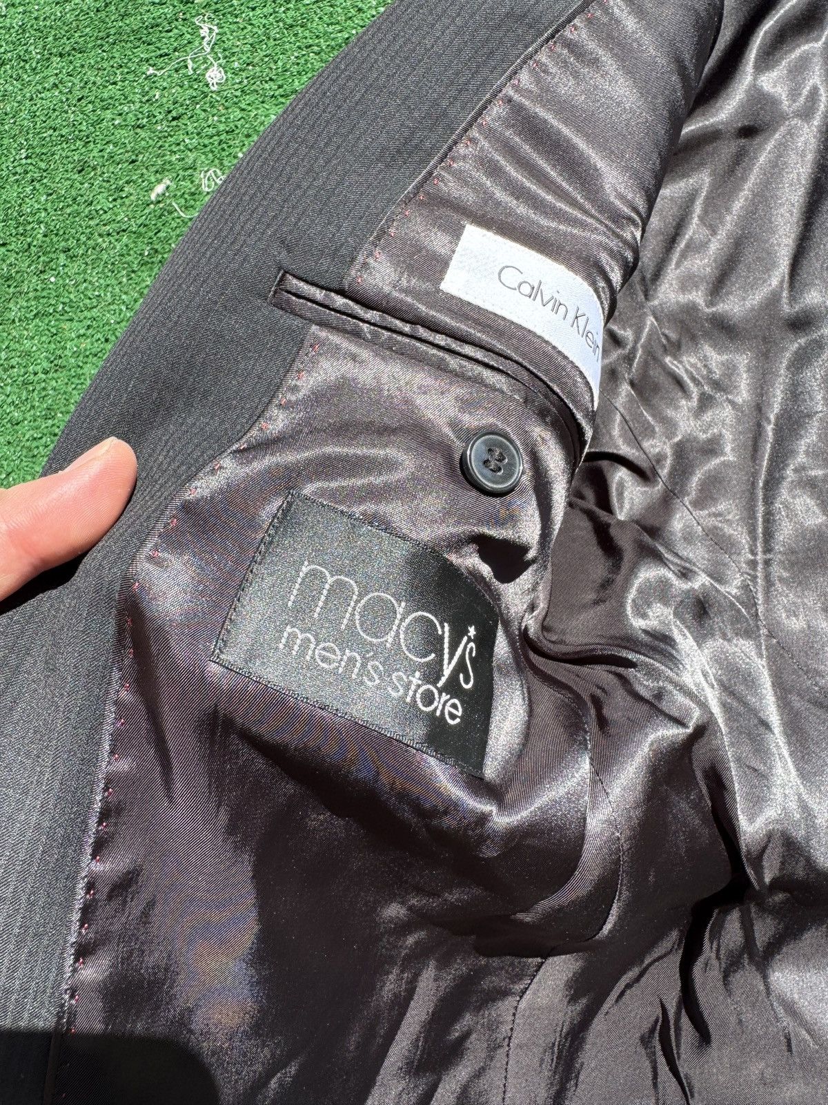 Calvin Klein Calvin Klein Black Blazer Size 38R - 3 Thumbnail