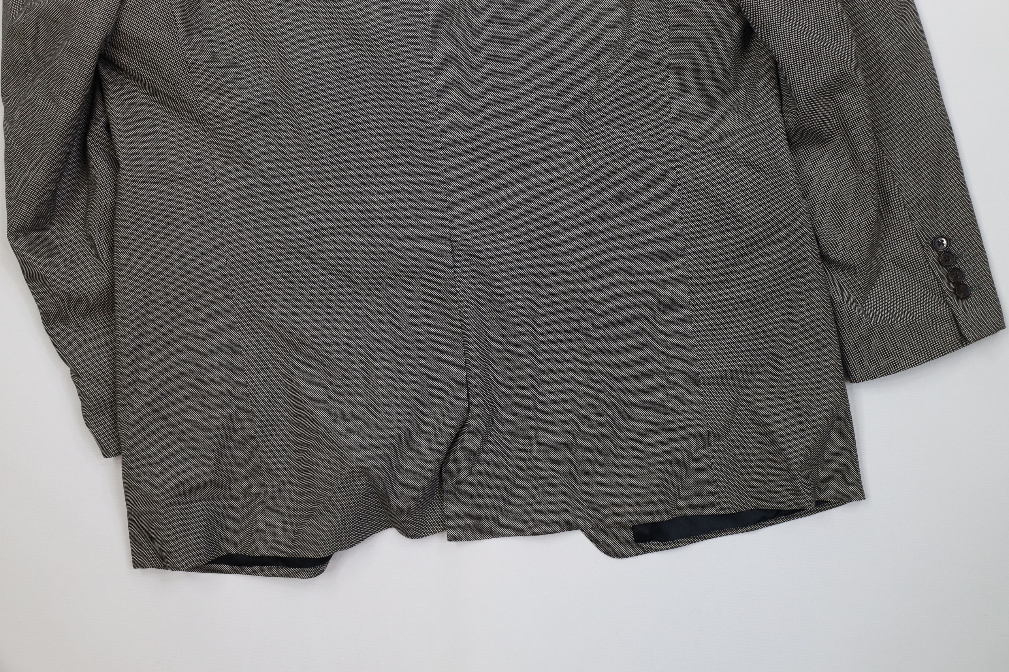 Vintage Ralph Lauren 3 Piece Wool Knit Suit Wedding Polka Dot Size 46L - 15 Thumbnail