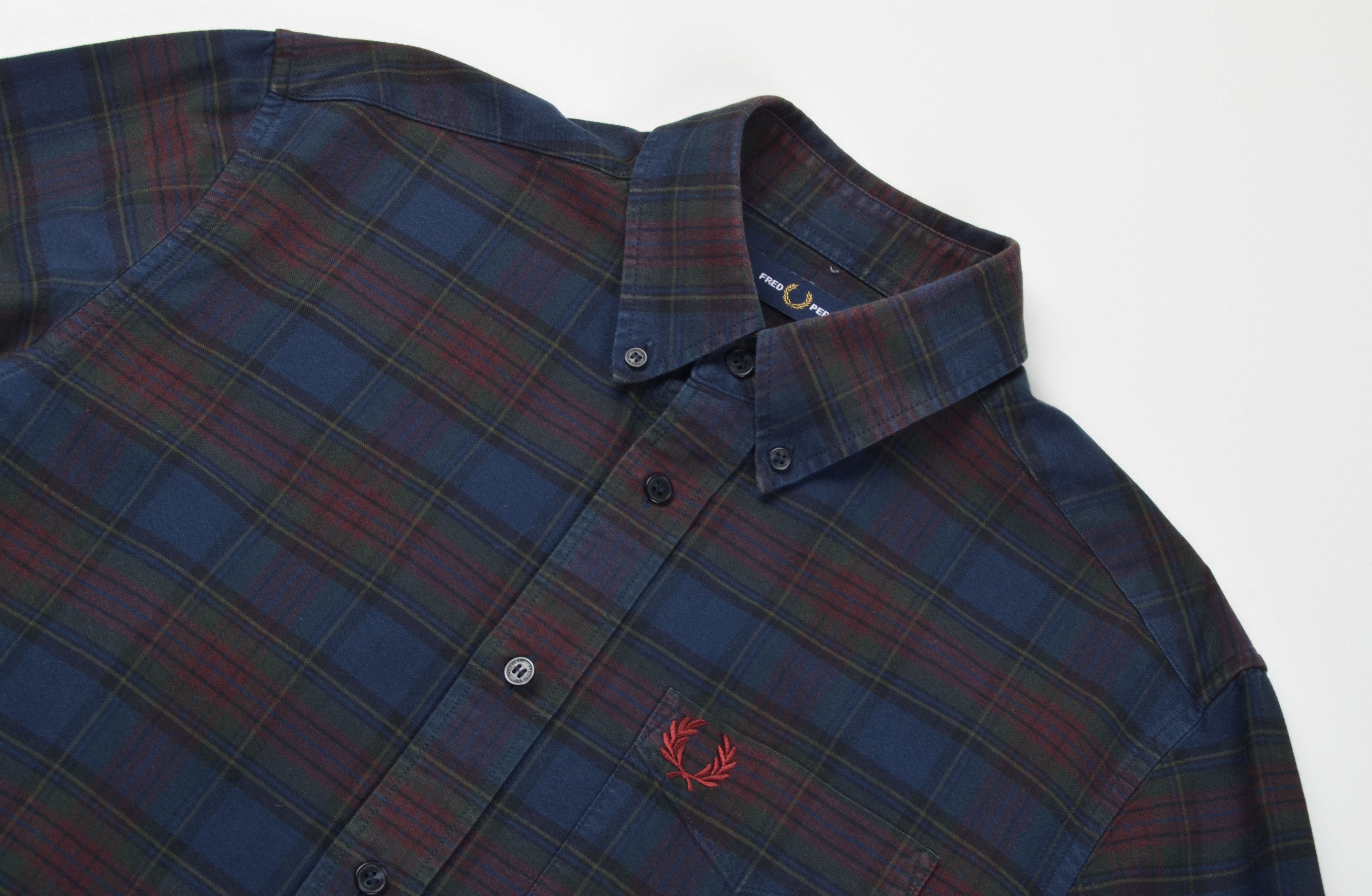 Fred Perry Fred Perry Plaid Multicolor Long Sleeve Shirt Size US M / EU 48-50 / 2 - 2 Thumbnail