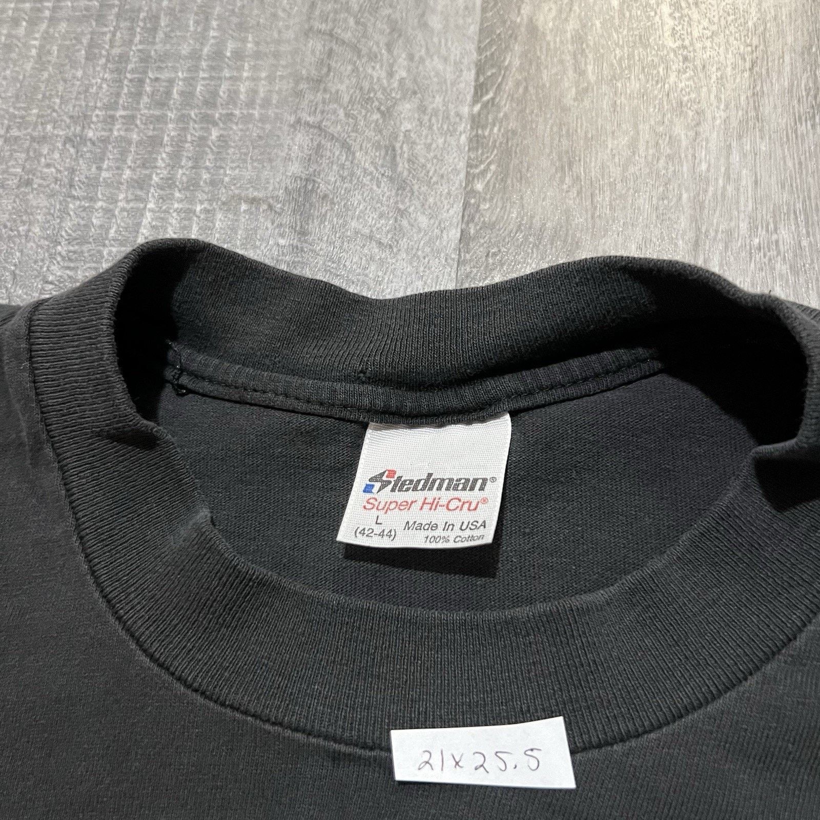 Tedman VTG Cripple Creek Colorado Black Puff Print Travel T Shirt Size US L / EU 52-54 / 3 - 5 Thumbnail