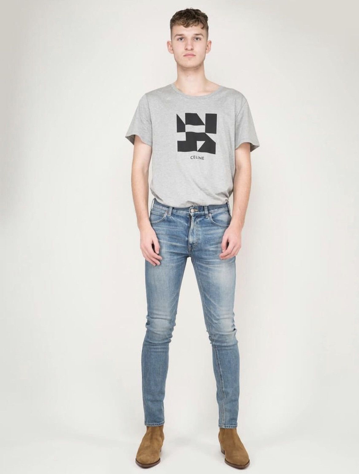 Celine × Hedi Slimane 19FW Skinny Union Wash Denim sz28/30/32 Size US 30 / EU 46 - 8 Thumbnail