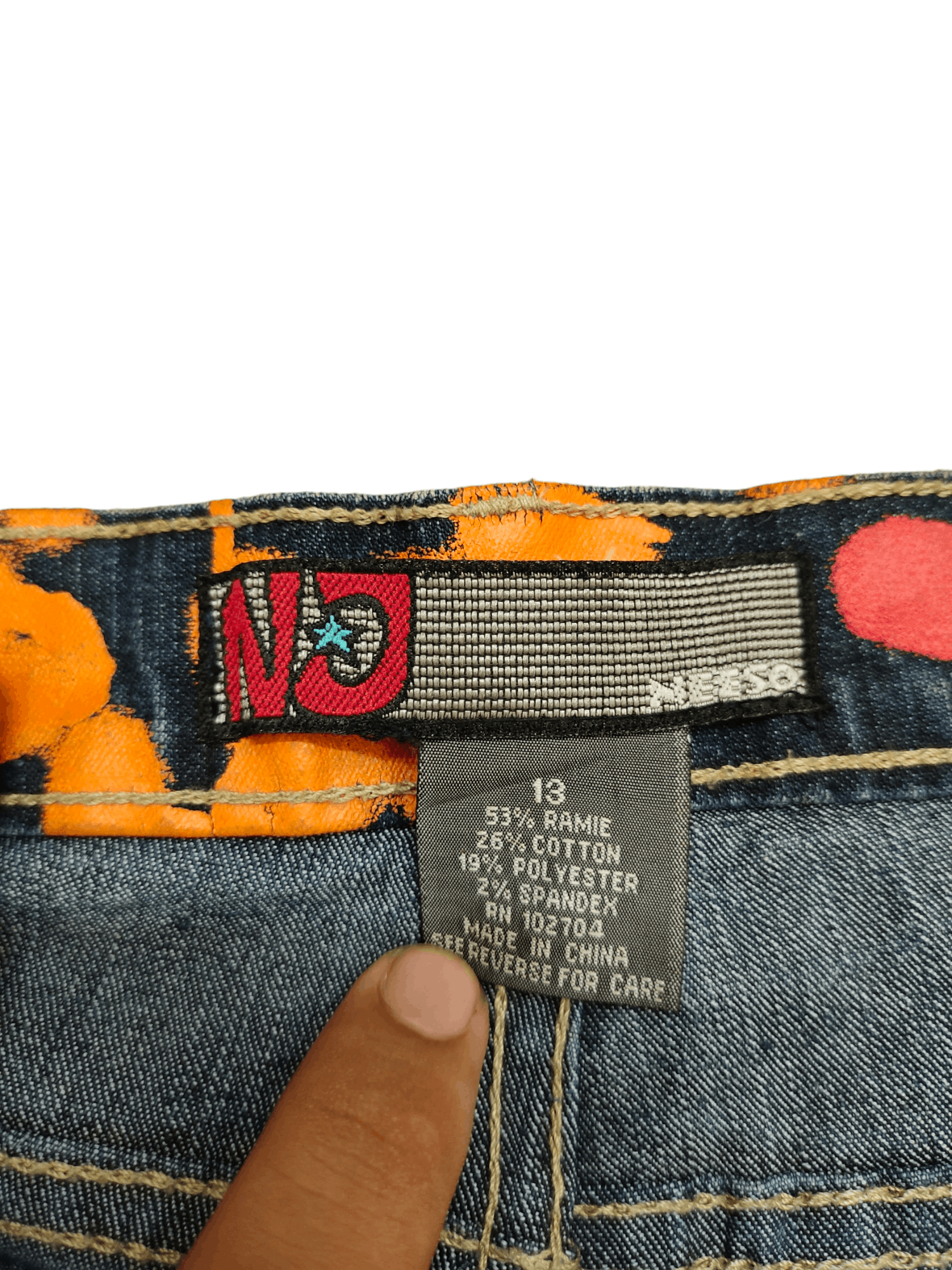 Hysteric Glamour Flare Jeans Neeso Fullprint Bootcut Y2k Goa Jpg Hysterics Size US 32 / EU 48 - 20 Thumbnail