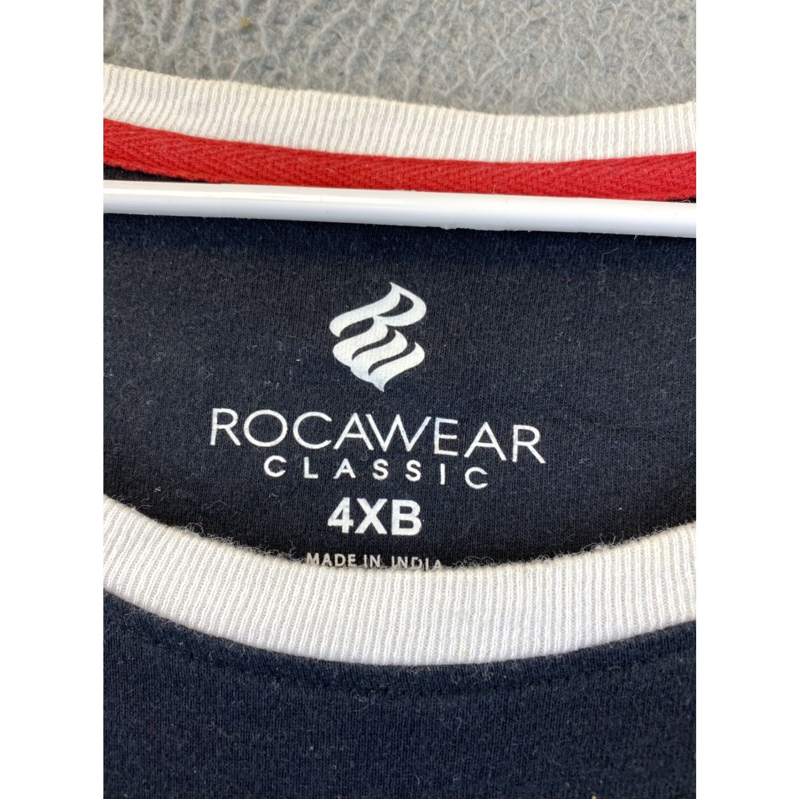 Rocawear Rocawear T-Shirt Red 4XB Mens Lightweight Cotton Crew Neck Short Sleeve Logo 89-49 Big & Tall Casual Regular Shirt Size US XXL / EU 58 / 5 - 5 Thumbnail