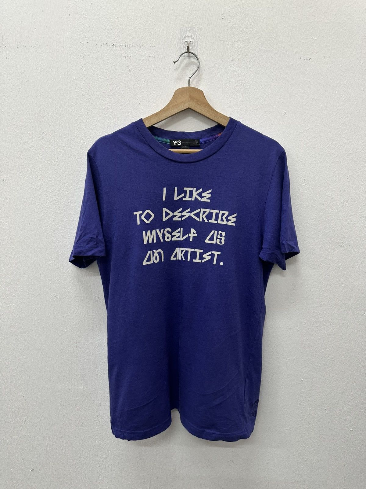 Y-3 AW13 Y-3 Yohji Yamamoto Purple T-shirt Size US M / EU 48-50 / 2 - 2 Thumbnail