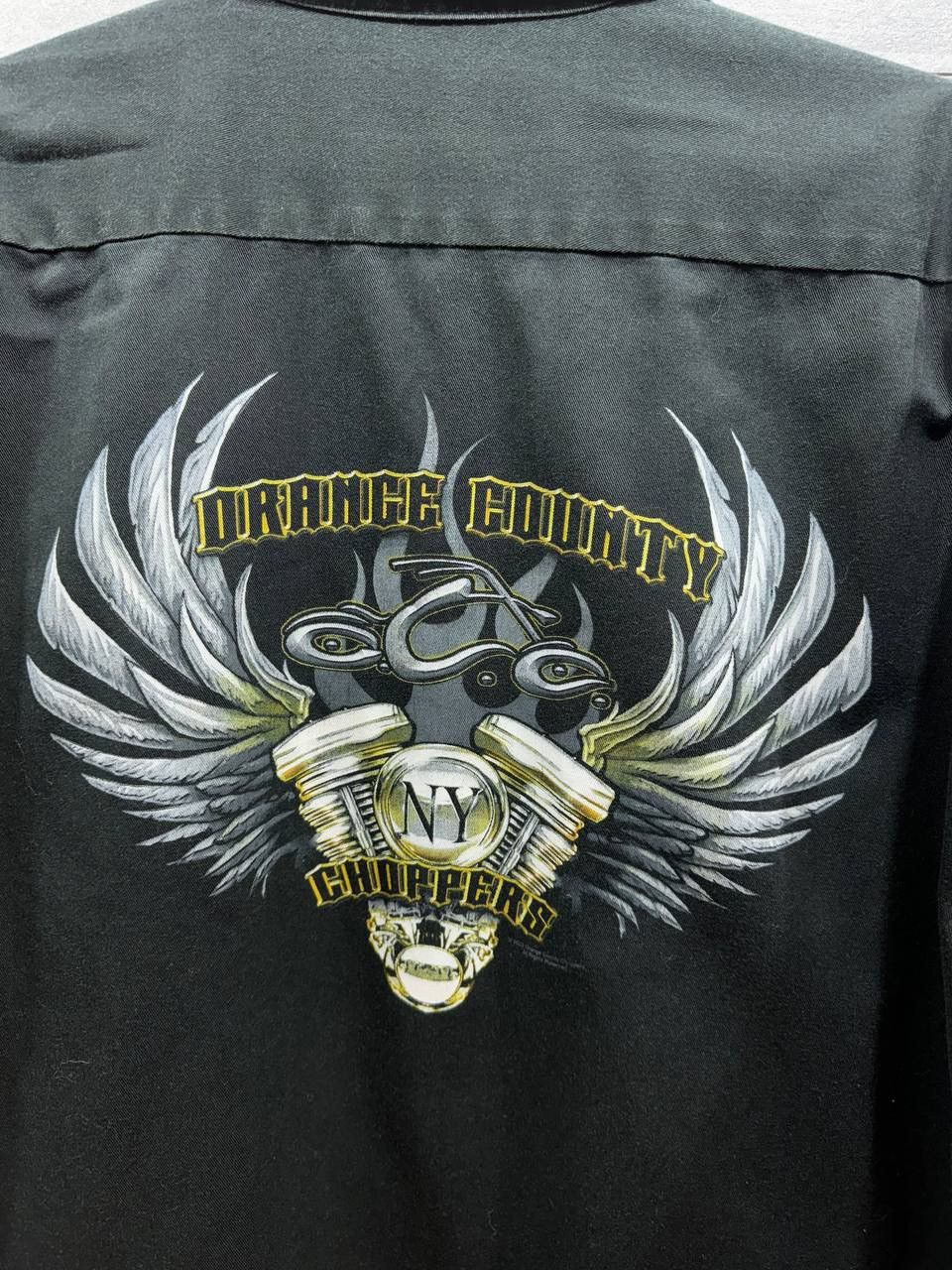 West Coast Choppers Orange County Choppers Button Up Shirt 2003 Size US XXL / EU 58 / 5 - 8 Thumbnail