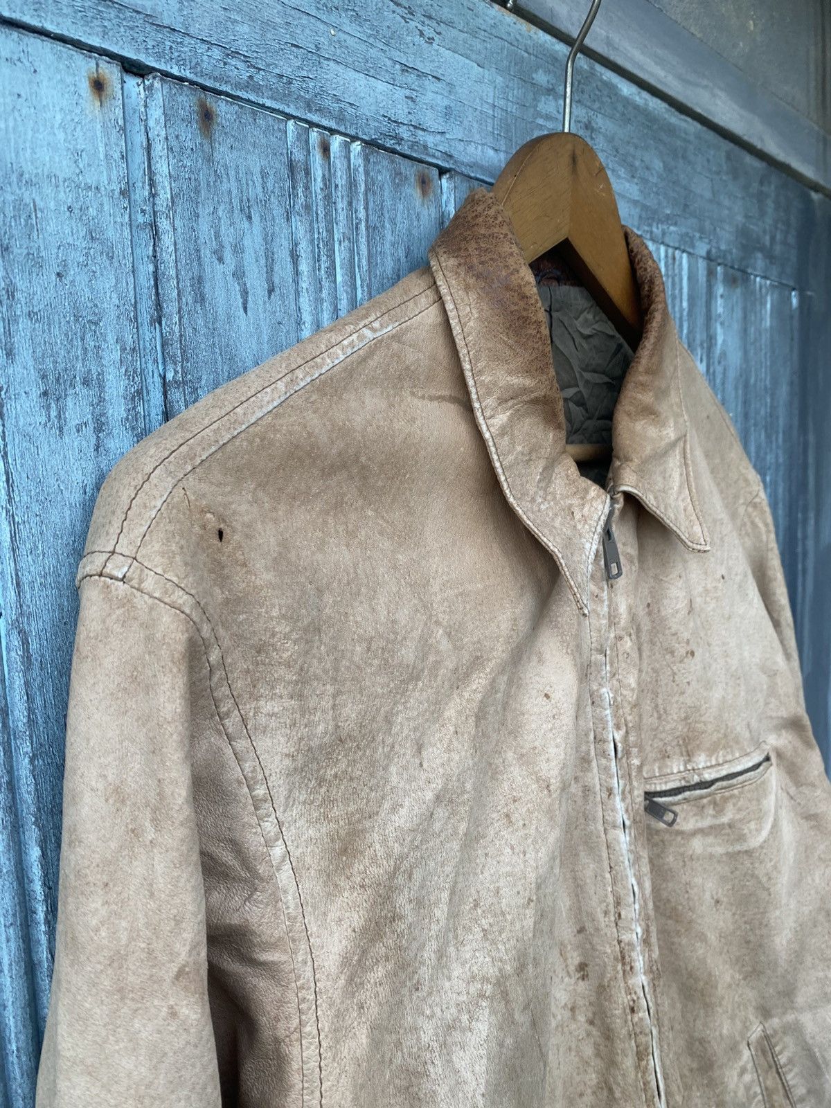 Yohji Yamamoto Vintage!!!Jacket Leather Y’s Yohji Yamamoto Size US L / EU 52-54 / 3 - 5 Thumbnail