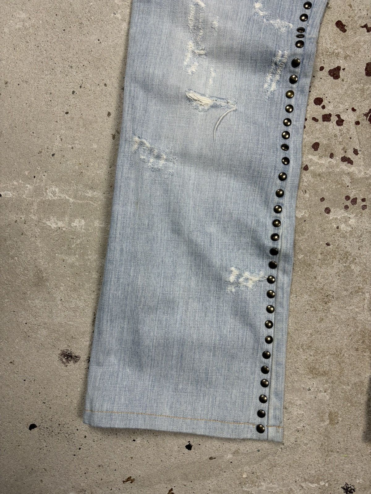 Dolce & Gabbana SS 2006 Dolce & Gabbana Studded Distressed Style Bootcut Size 28" / US 6 / IT 42 - 13 Thumbnail