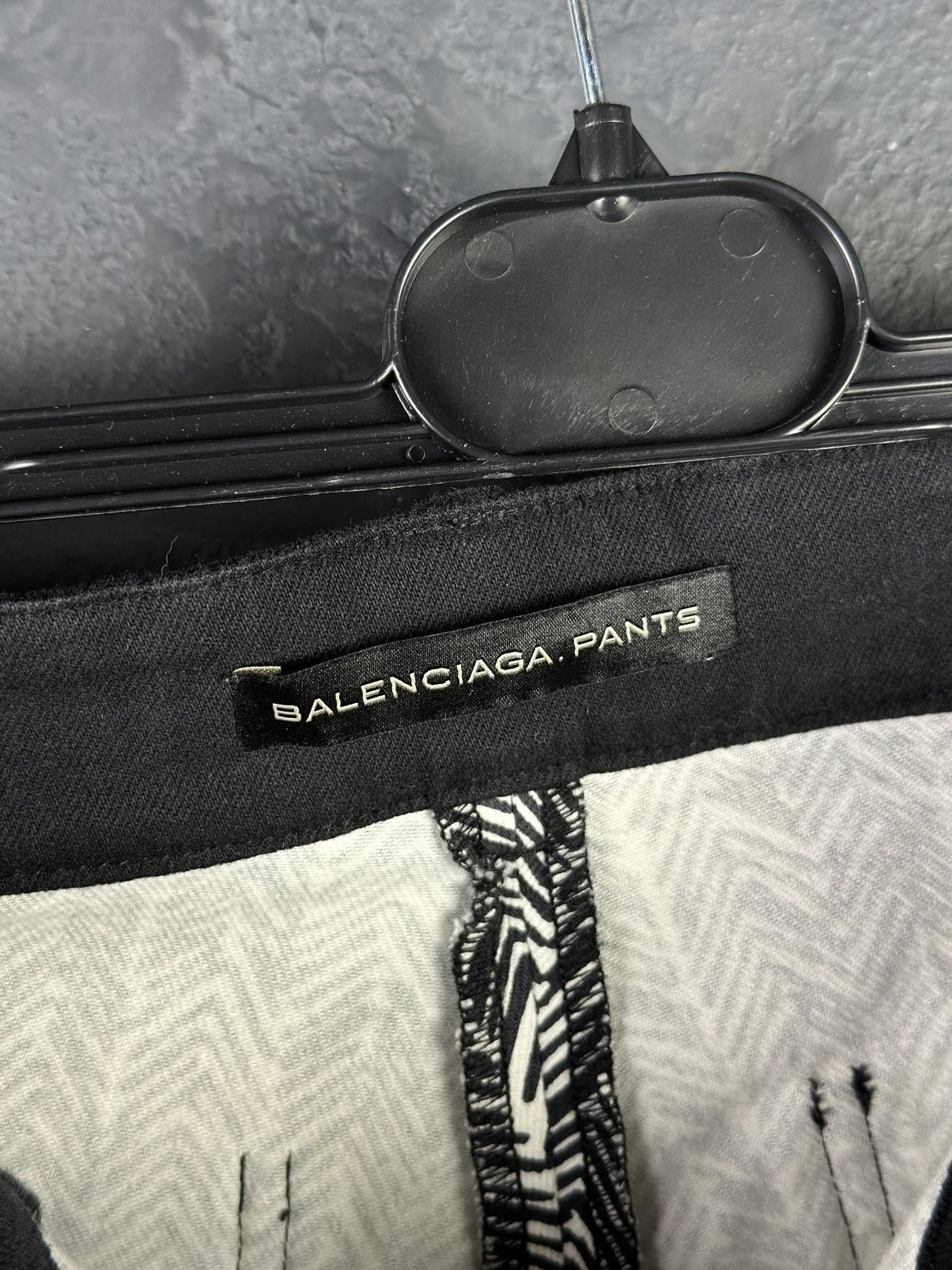 Balenciaga Balenciaga Women’s Pants Jeans Black White Print Trousers Size 40" / US 18 - 5 Thumbnail