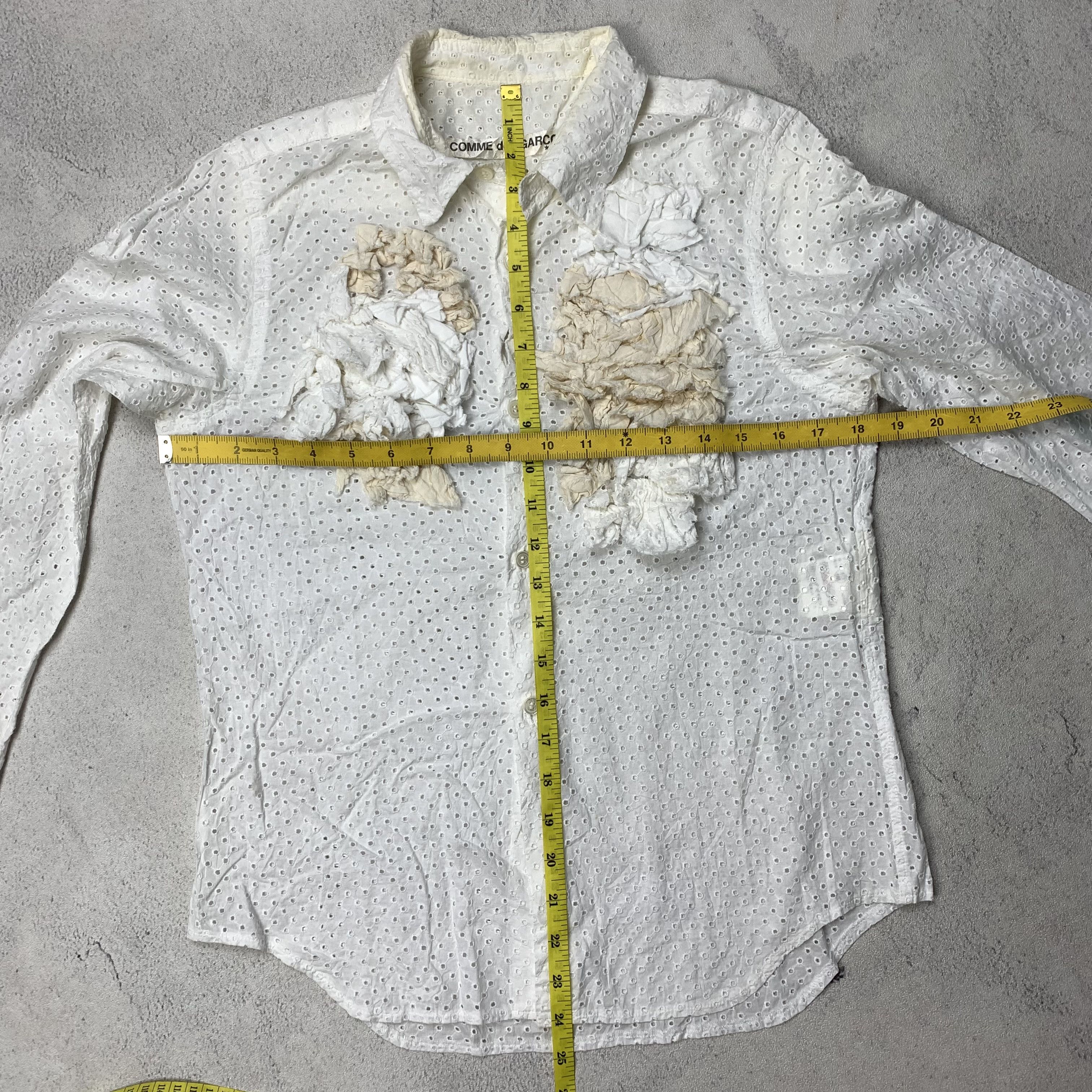 Comme des Garcons Vintage 1999 CDG Comme Des Garcons Tissue Shirt Size S / US 4 / IT 40 - 10 Thumbnail