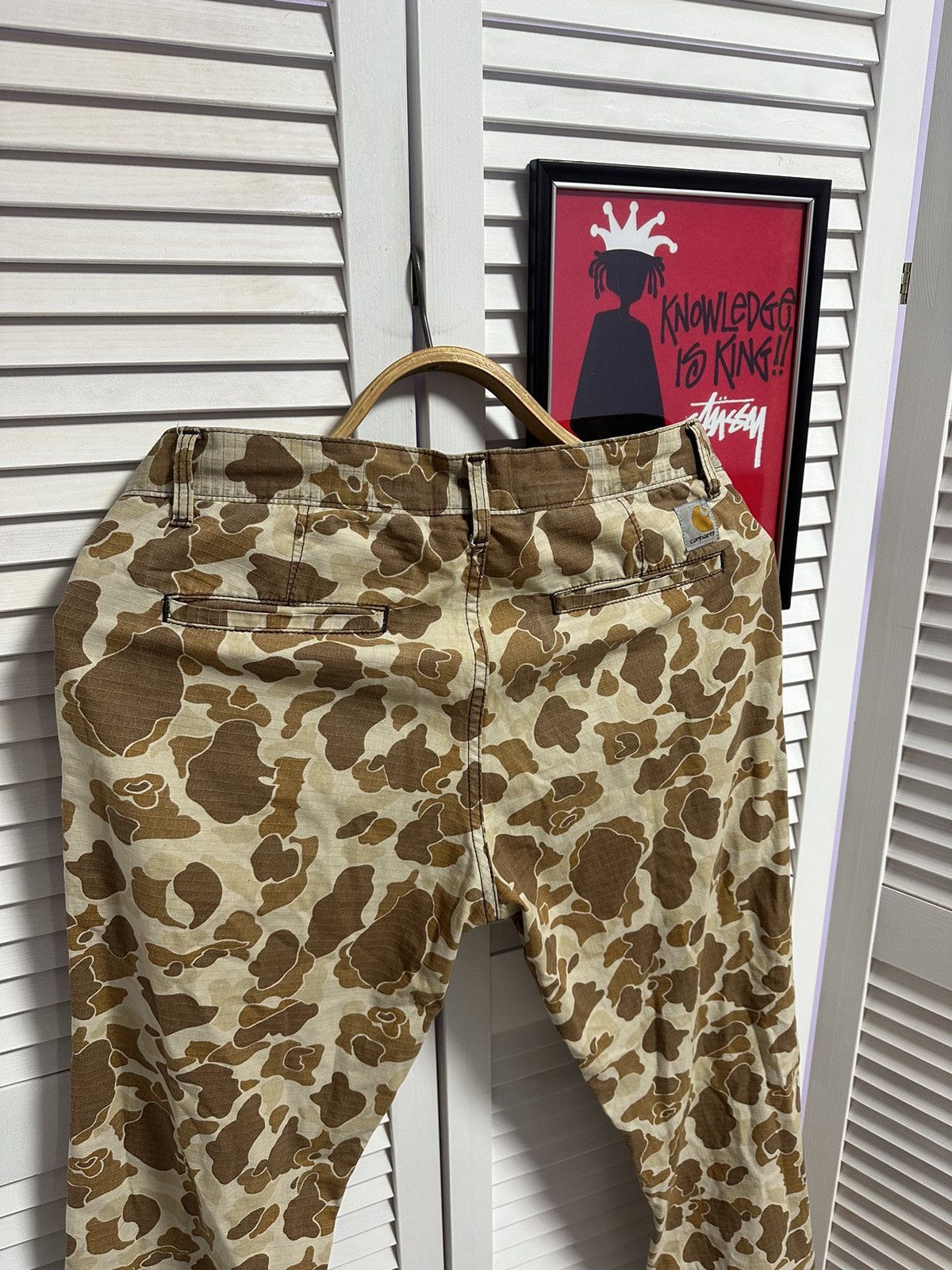 Carhartt × Realtree Vintage Carhartt Realtree Camo Carpenter Pants Grunge Skater Size US 32 / EU 48 - 9 Thumbnail