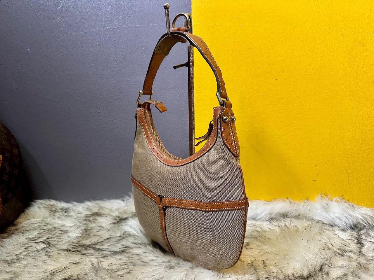 Gucci Authentic Gucci Reins Interlocking GG Logo Vintage Web Hobo Size ONE SIZE - 3 Thumbnail