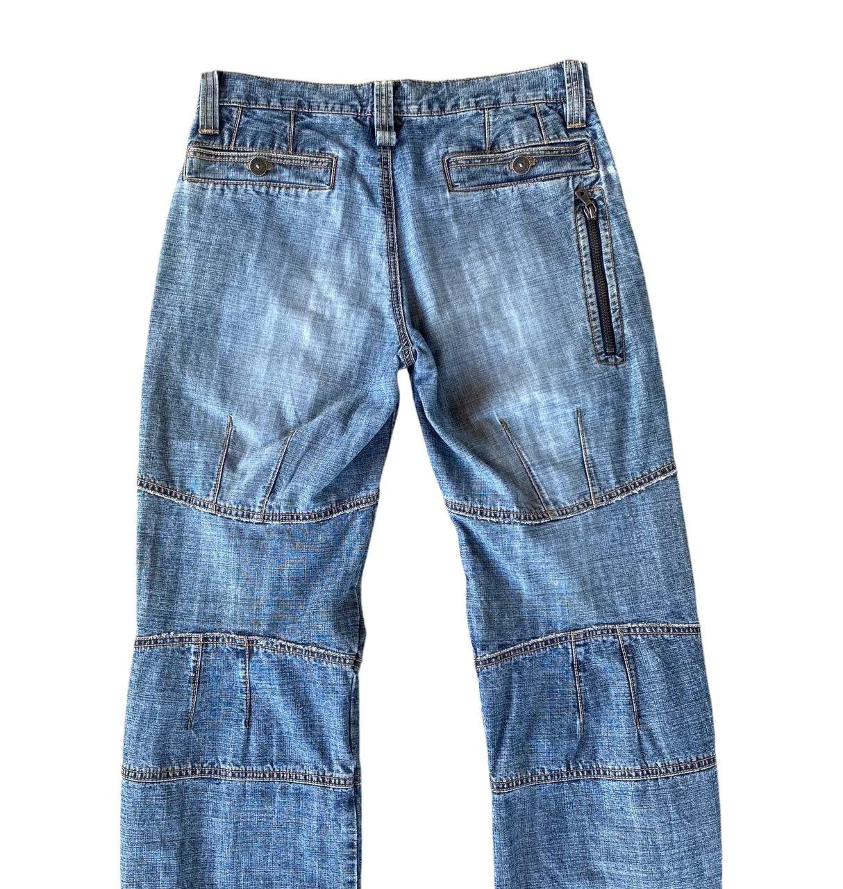 Japanese Brand JAPANESE BUONA GIORNATA DISTRESSED BIKER JEAN ZIPPER ANKLE Size US 30 / EU 46 - 8 Thumbnail