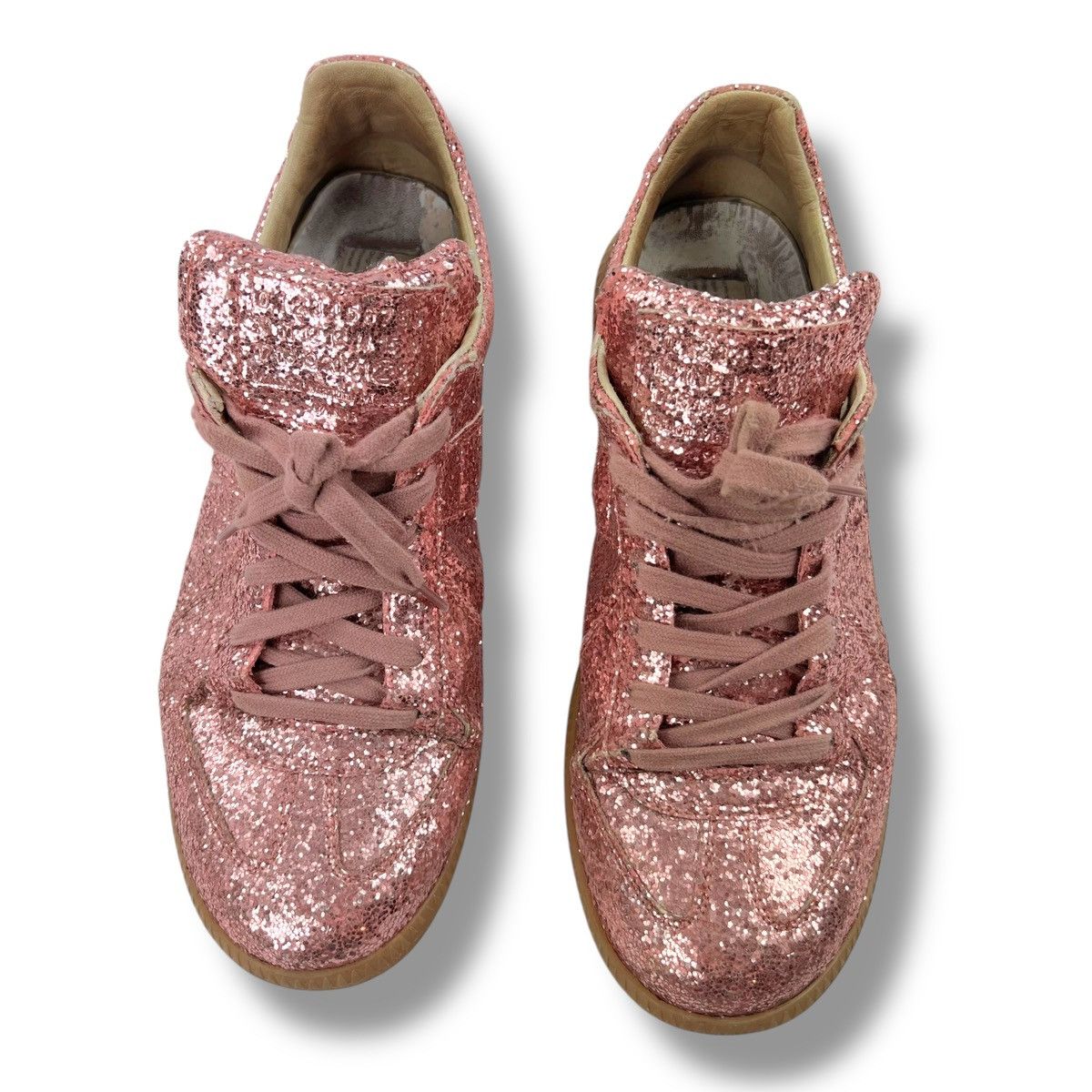 Maison Margiela Maison Margiela Pink Sequin Replica Trainers Size US 6.5 / IT 36.5 - 3 Thumbnail