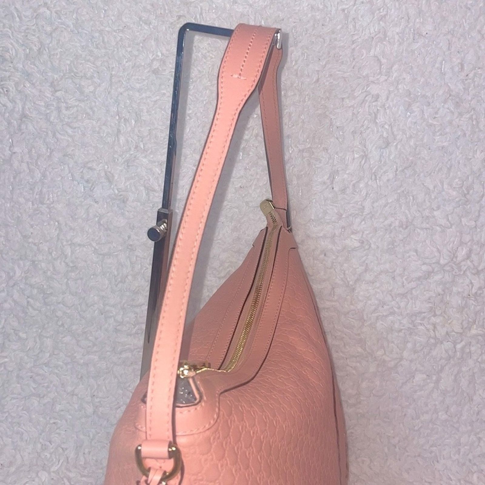 Gucci Gucci Bree Microguccissima GG Hobo Bag Pink 449244 Size ONE SIZE - 8 Thumbnail