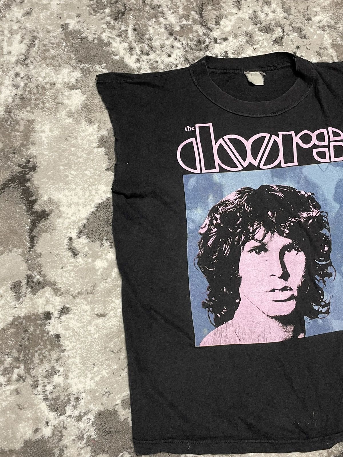 Band Tees × Vintage Rare Vintage 90s The Doors Jim Morrison Sleeveless T-shirt Size US L / EU 52-54 / 3 - 3 Thumbnail