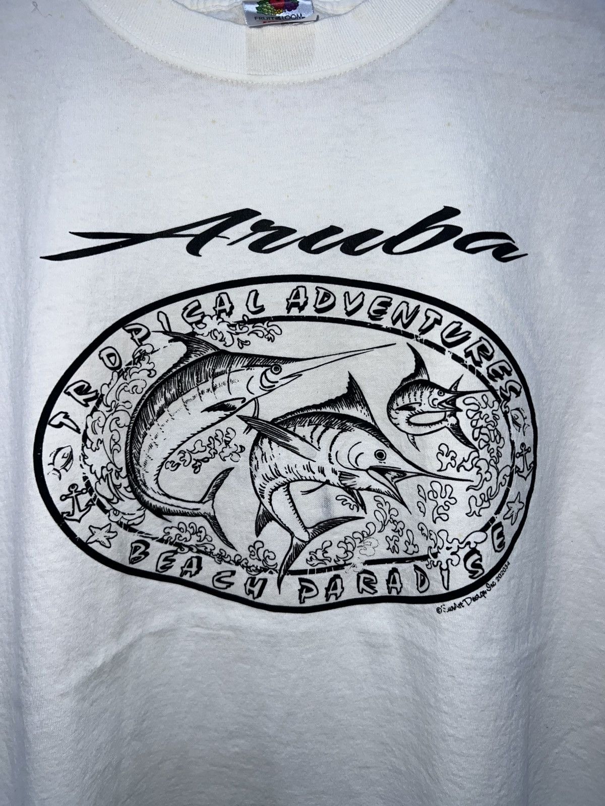 Other Aruba Tropical Adventures Beach Paradise T-Shirt Size US L / EU 52-54 / 3 - 2 Thumbnail