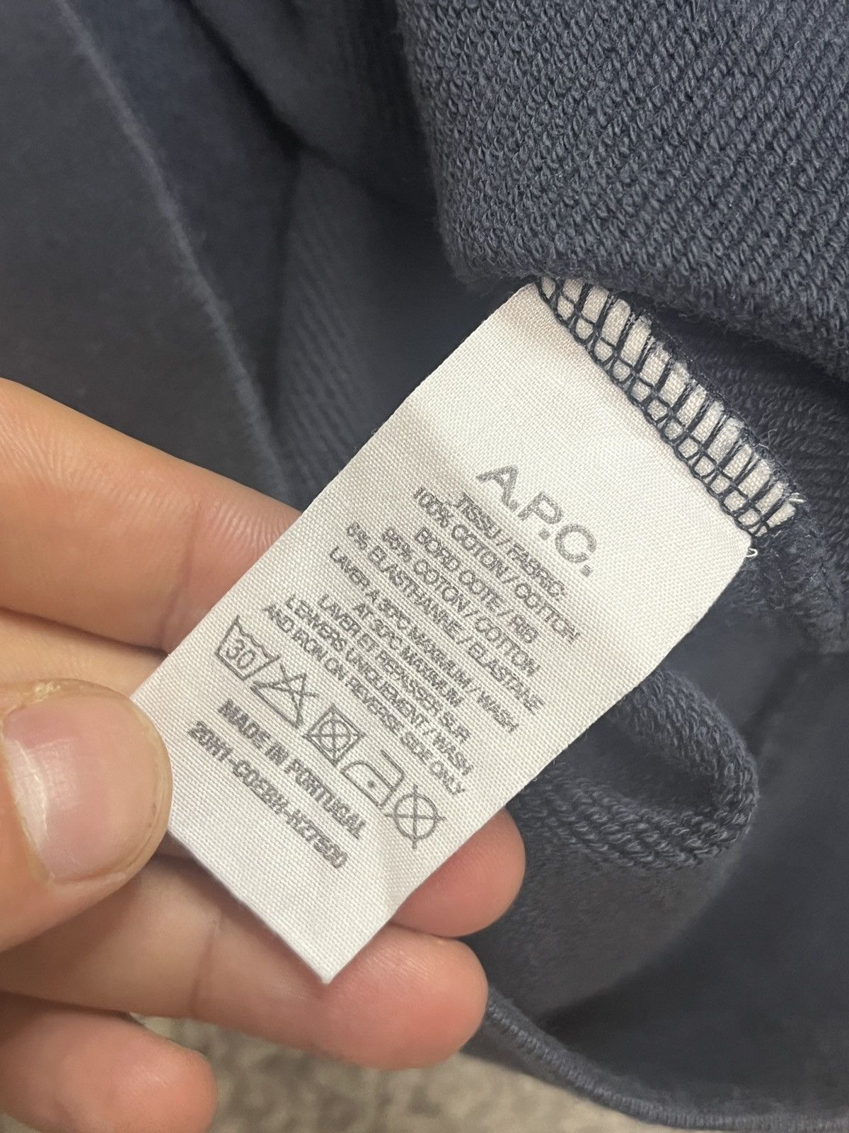 A.P.C. × Vintage A.P.C Rue Madame Paris Vintage Sweatshirt Size US M / EU 48-50 / 2 - 4 Thumbnail