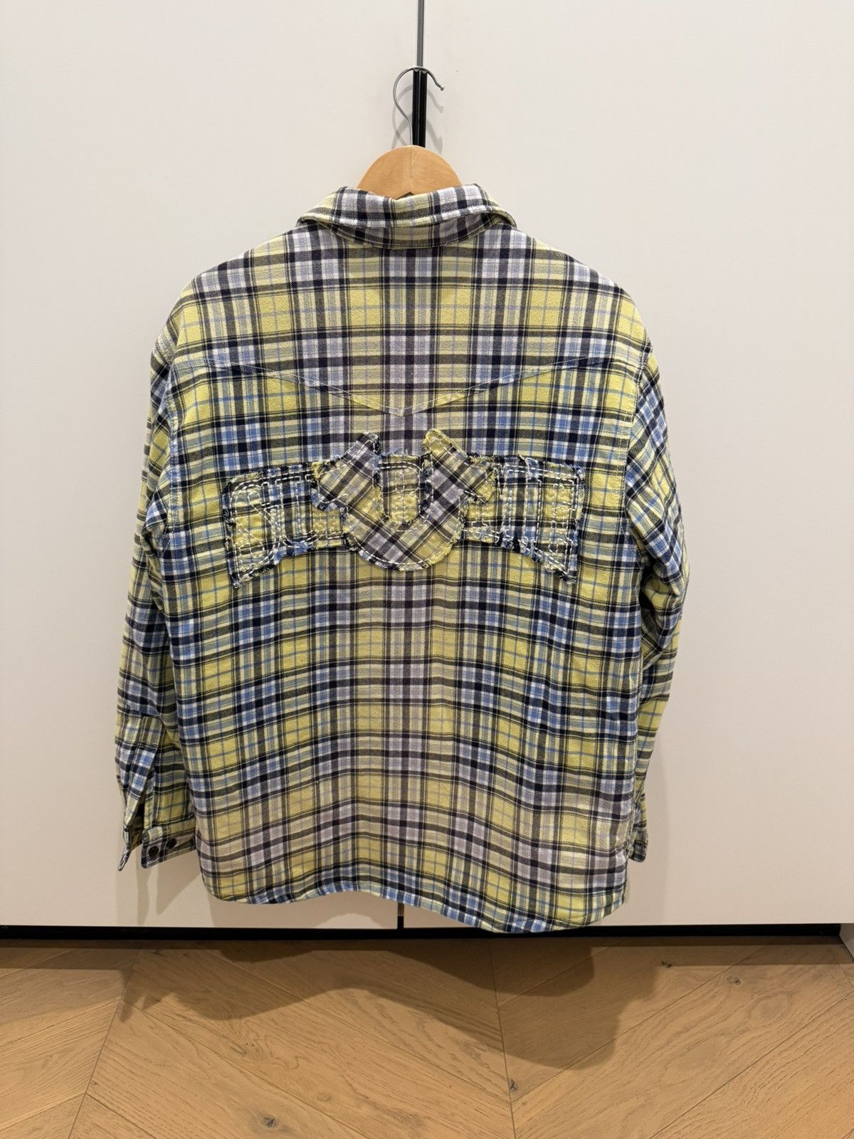 Supreme × True Religion Padded Yellow Plaid Flannel Size US M / EU 48-50 / 2 - 3 Thumbnail