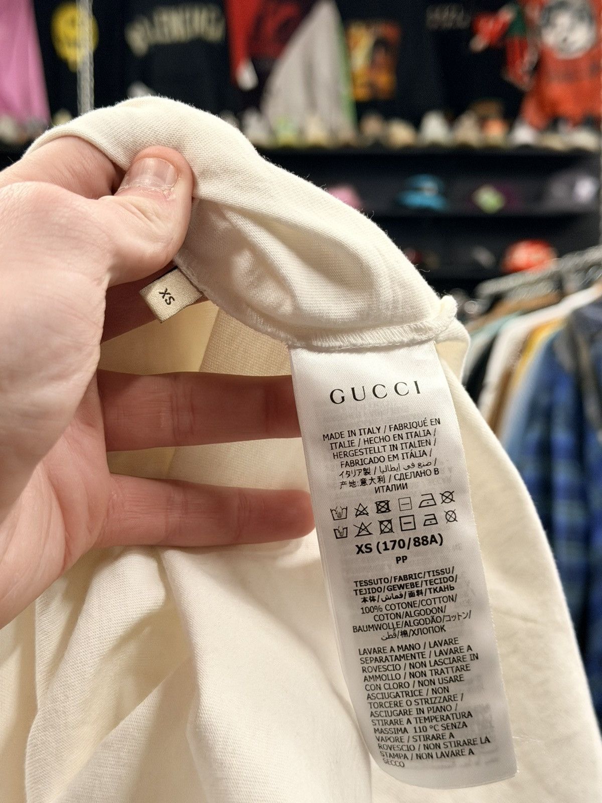 Gucci Gucci Mirror Logo T-Shirt Size US XS / EU 42 / 0 - 4 Thumbnail