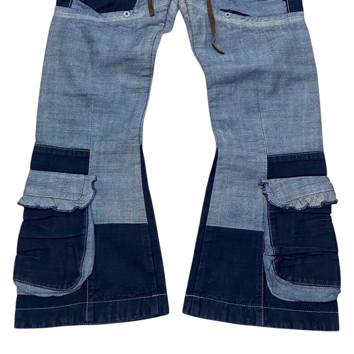 Marithe + Francois Girbaud Marithe Francois Girbaud Big Pocket Flared Pants Size US 27 - 3 Thumbnail