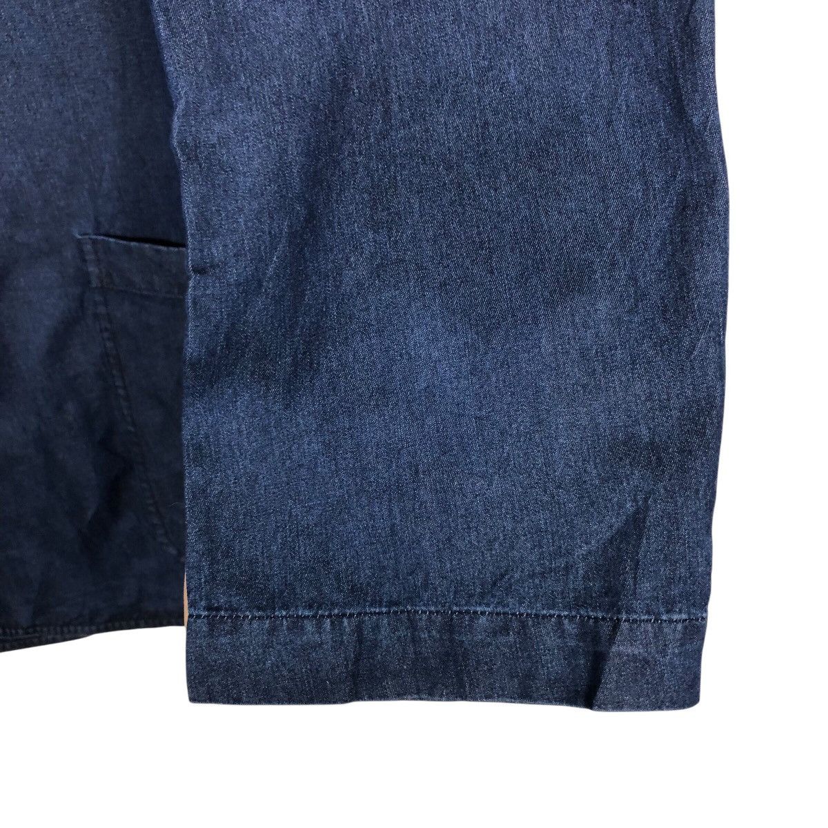Burberry 📌Vintage Chore Jacket Denim Blue Burberrys Double Breast Size US M / EU 48-50 / 2 - 16 Thumbnail
