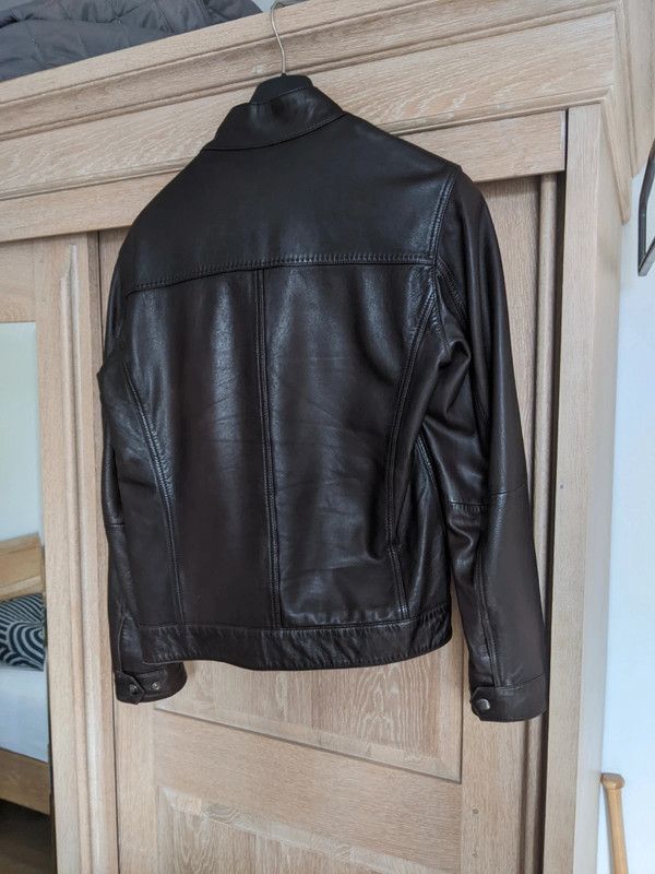 【Massimo dutti】レザージャケット Men's Massimo Dutti Leather jacket, size L (Brown) | Emmy