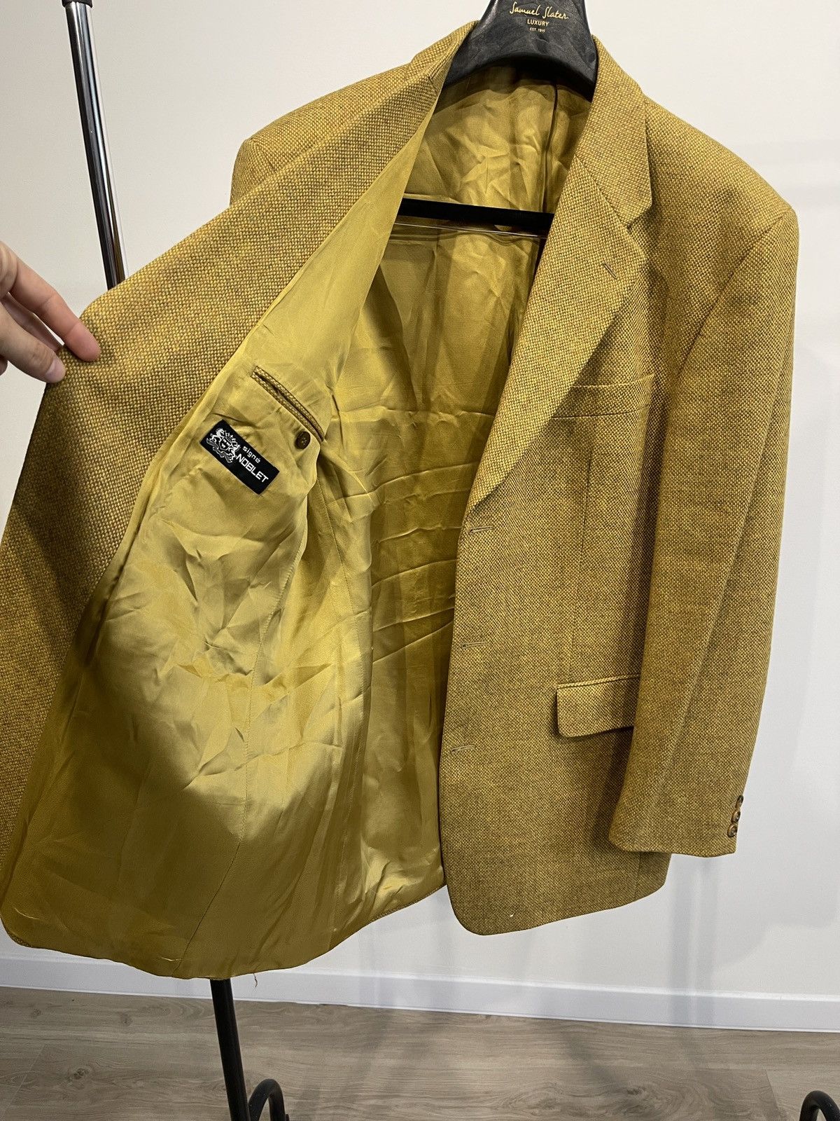 Angelo Litrico Vintage blazer angelo litrico sport coat classic jacket wool Size 46L - 6 Thumbnail