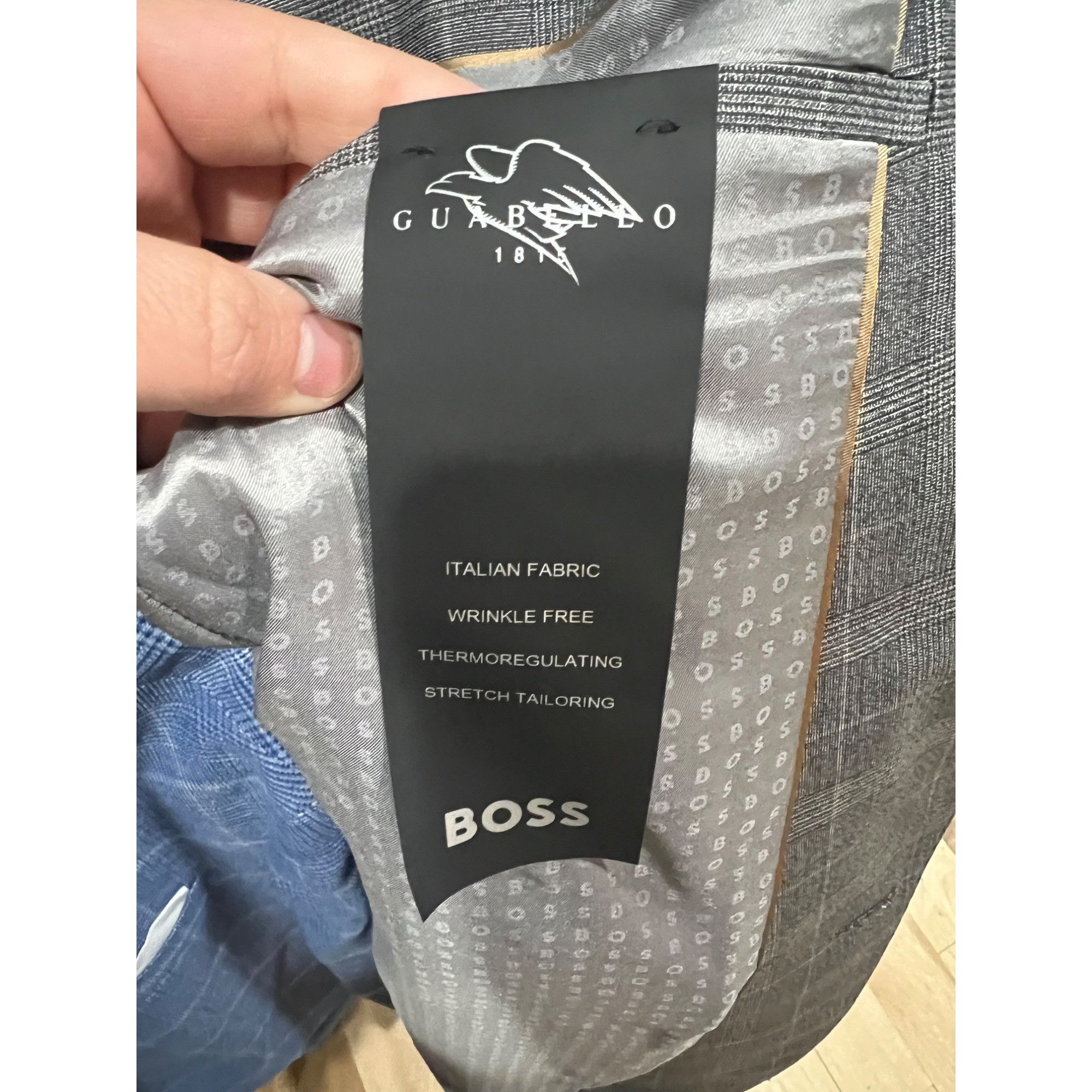 Hugo Boss Hugo Boss Gray Wool Blazer Sport Coat - NWT Size 48R Size 48R - 6 Thumbnail
