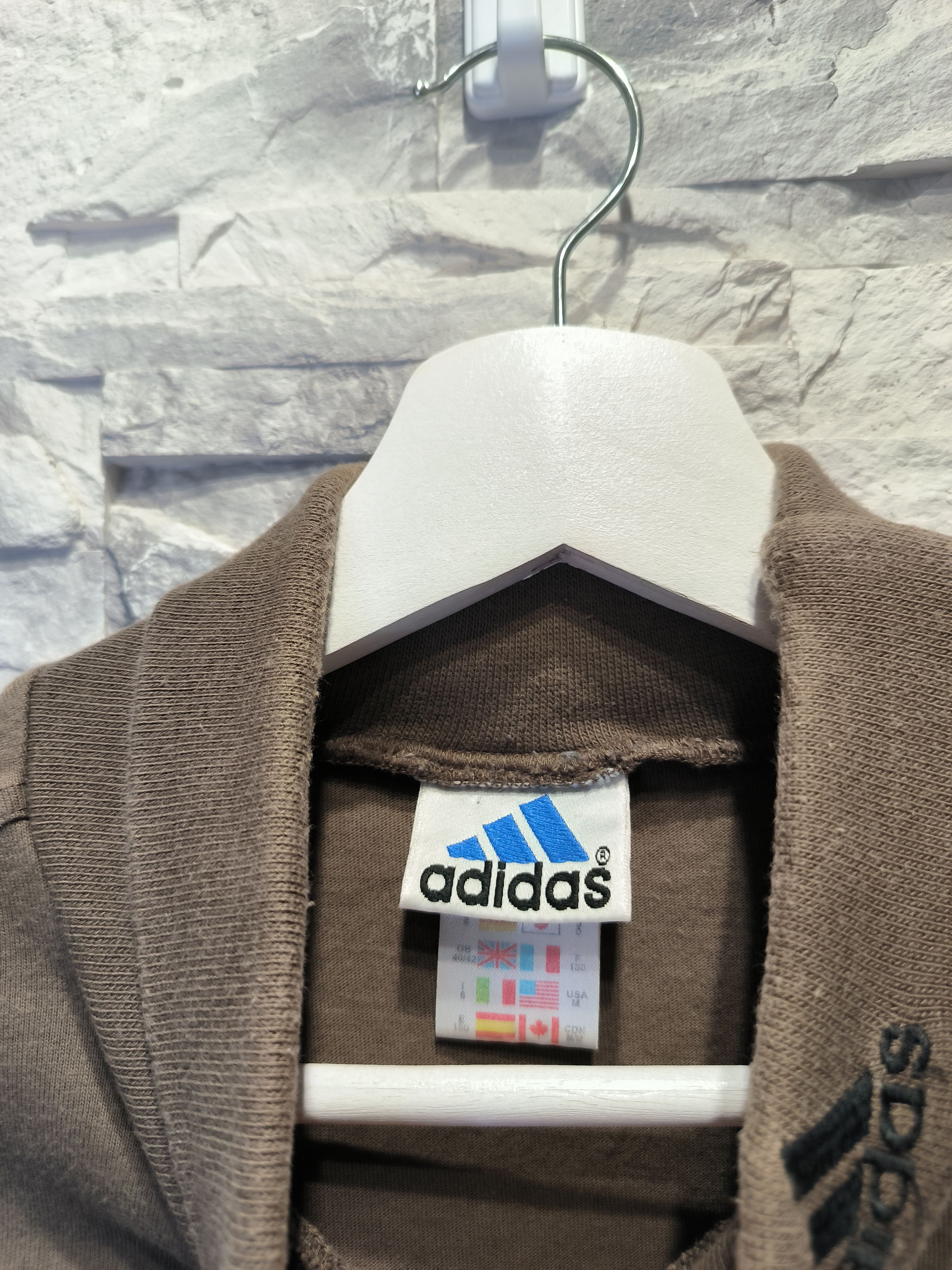 Adidas × Vintage Adidas Vintage 90s Turtleneck Sweatshirt Long Sleeve Logo Size US M / EU 48-50 / 2 - 4 Thumbnail