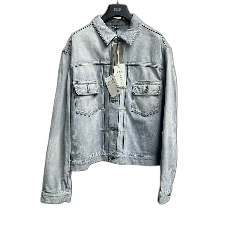 Dior Dior Blue Long Sleeve ButtonUp Jacket-2506 Size US L / EU 52-54 / 3 - 1 Thumbnail
