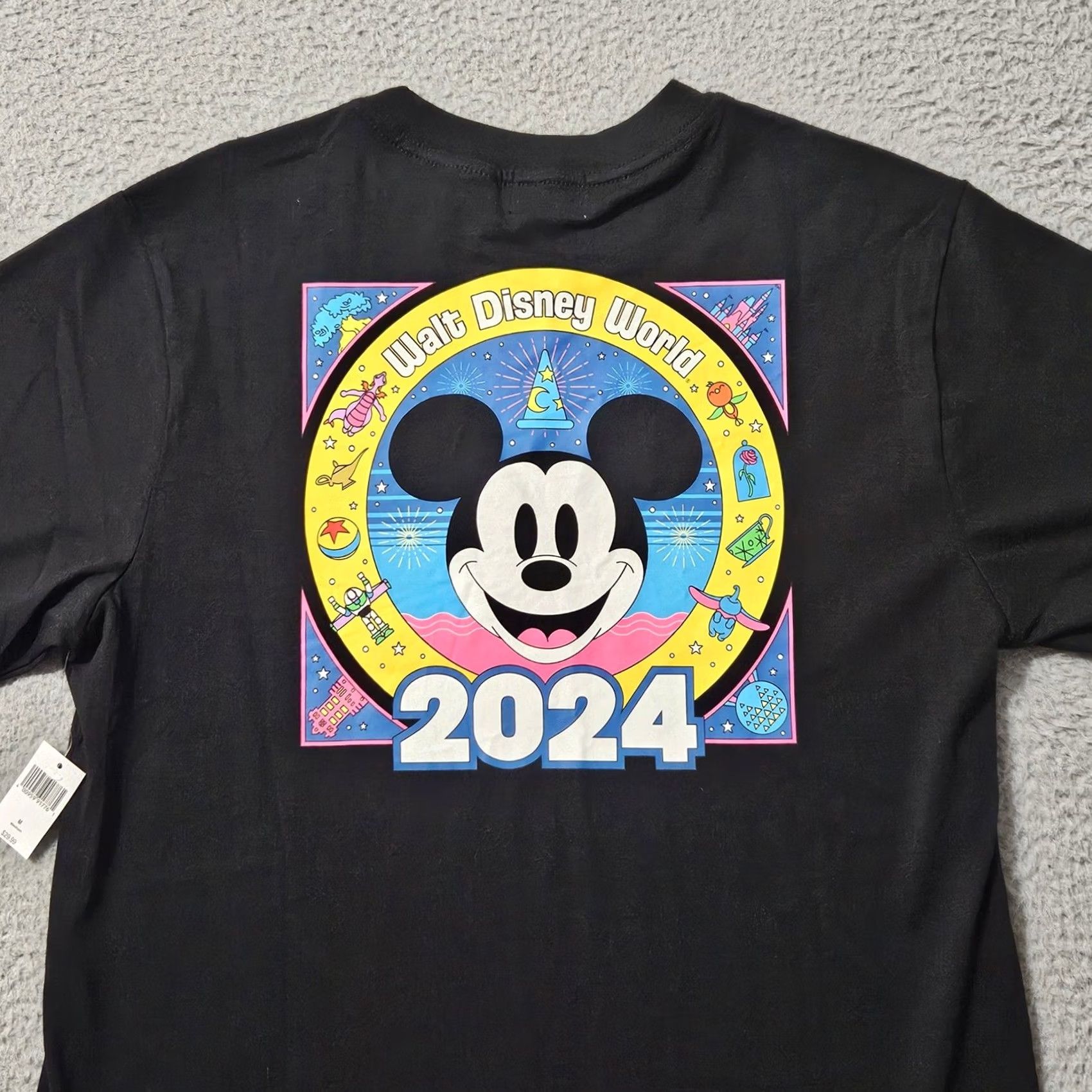 Disney Disney Walt Disney World Minnie Mouse Shirt Womens Medium Black 2024 Short Sleeve T Size L / US 10 / IT 46 - 2 Thumbnail