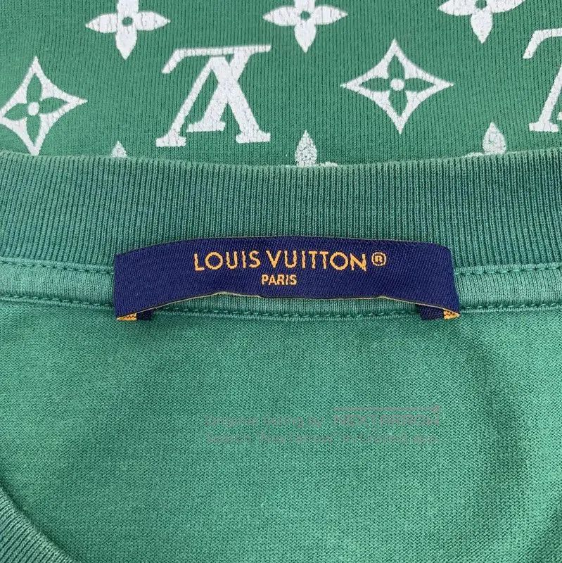 Louis Vuitton Louis Vuitton Green Cotton Men's T. Size US L / EU 52-54 / 3 - 5 Thumbnail