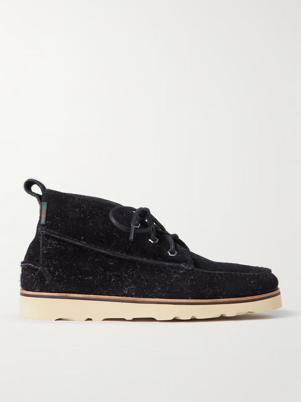 o1y0125 Suede Ankle Boots in Black