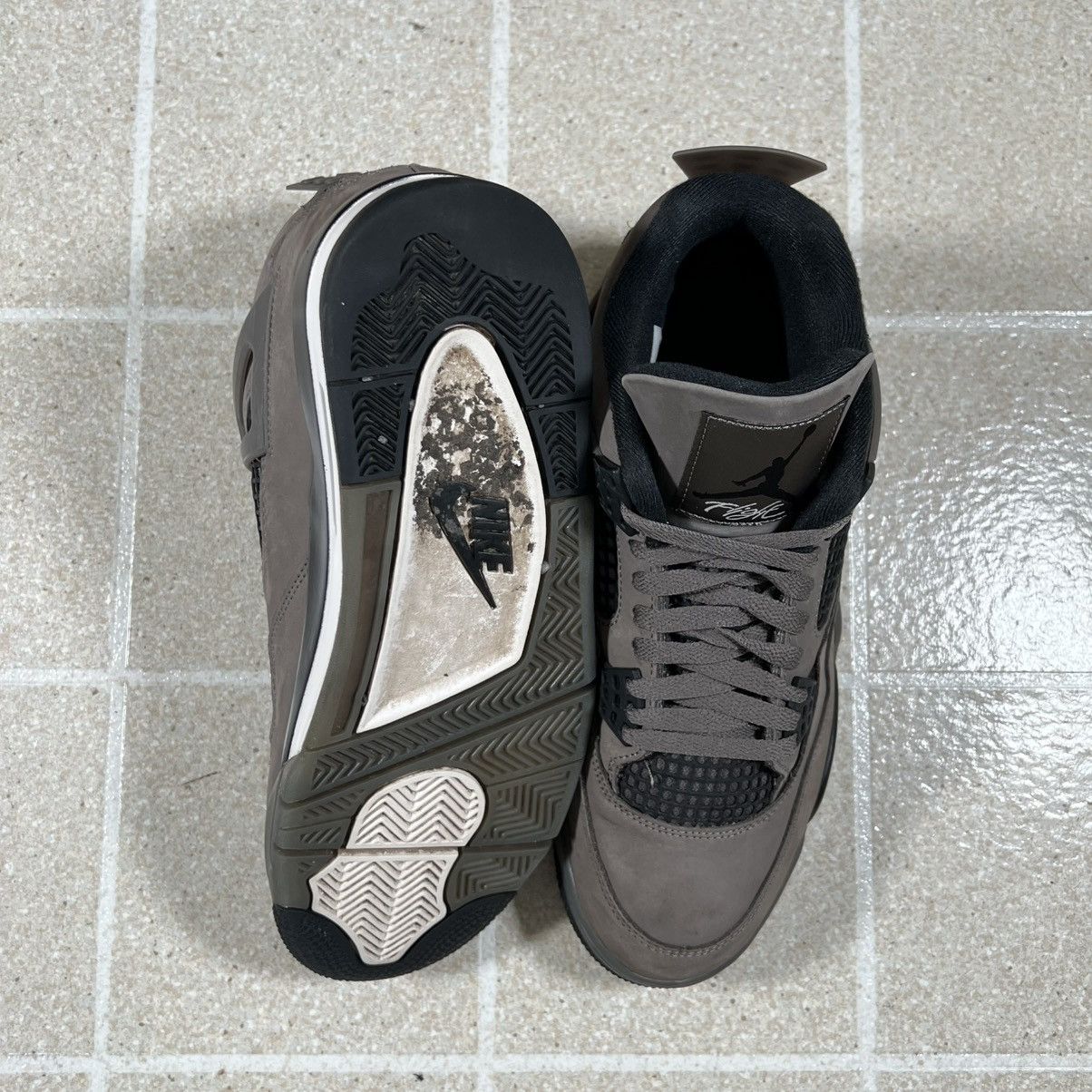 Jordan Brand Nike Air Jordan 4 Men's Size 10M Cave Stone Sneakers Size US 10 / EU 43 - 5 Thumbnail