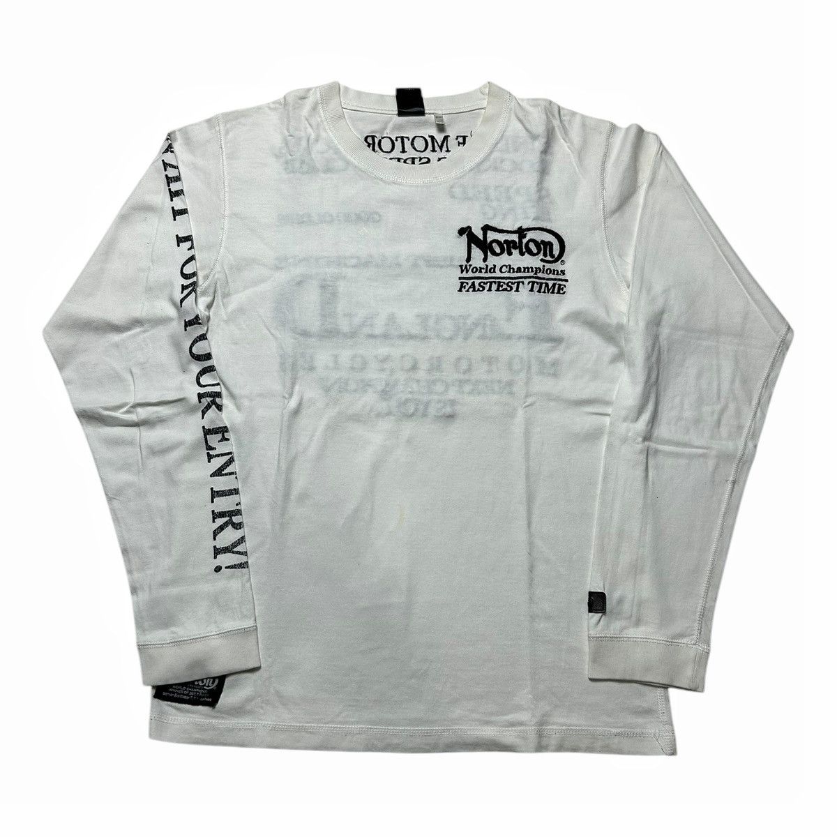Norton Long Sleeves T Shirt Norton Motorcycle Souvenir Big Logo Size US M / EU 48-50 / 2 - 1 Thumbnail