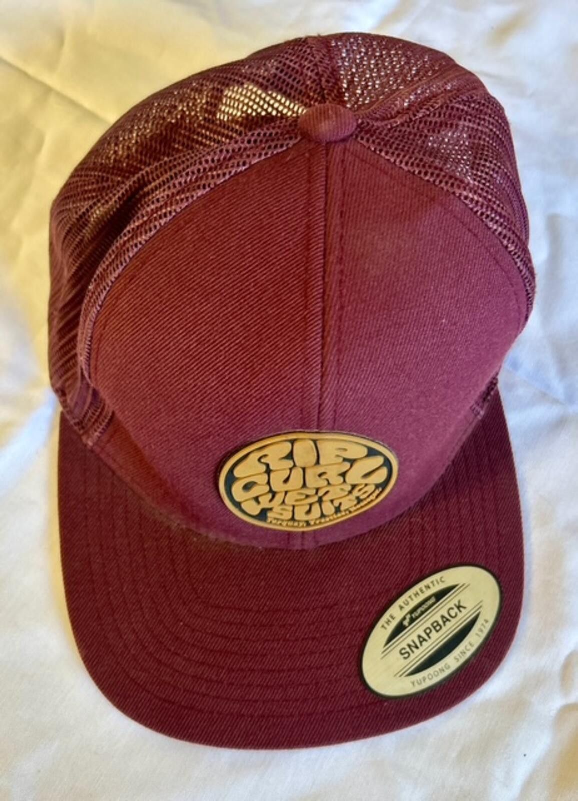 Rip Curl Rip Curl Snapback Mesh Baseball Cap Burgundy Size ONE SIZE - 2 Thumbnail