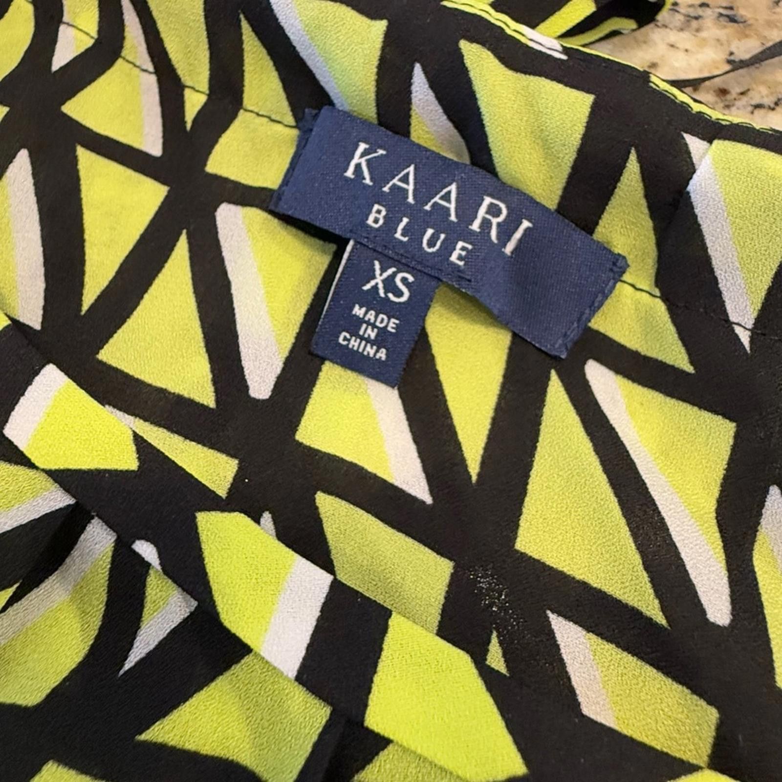 Other Kaari Blue bold top greenish yellow, black & white SZ XS Size XS / US 0-2 / IT 36-38 - 5 Thumbnail