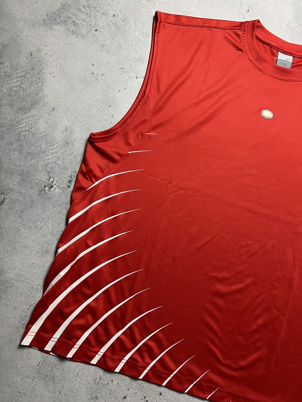 Nike Nike TN Spell Out Vintage Sleeveless T-Shirt Tuned dril rare Size US XXL / EU 58 / 5 - 2 Thumbnail