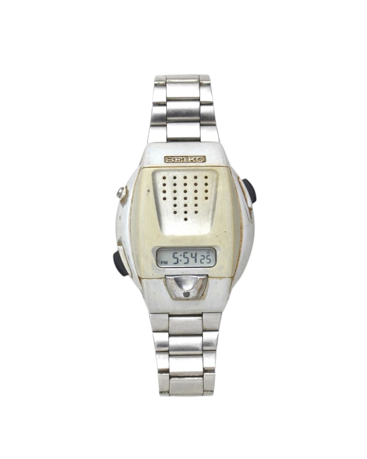 Seiko 1980S SEIKO VOICE TALKING NOTE VINTAGE DIGITAL WATCH Size ONE SIZE - 3 Thumbnail