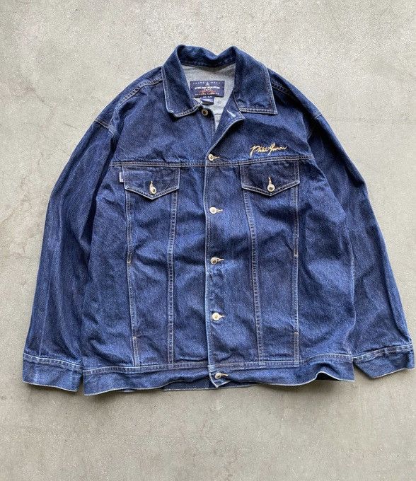 image of 00’S Phat Farm Denim Jacket in Navy, Men's (Size XL)