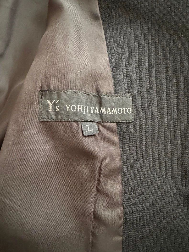 Yohji Yamamoto Yohji Yamamoto Wool one-button jacket 2504-Nextarrow Size L / US 10 / IT 46 - 6 Thumbnail
