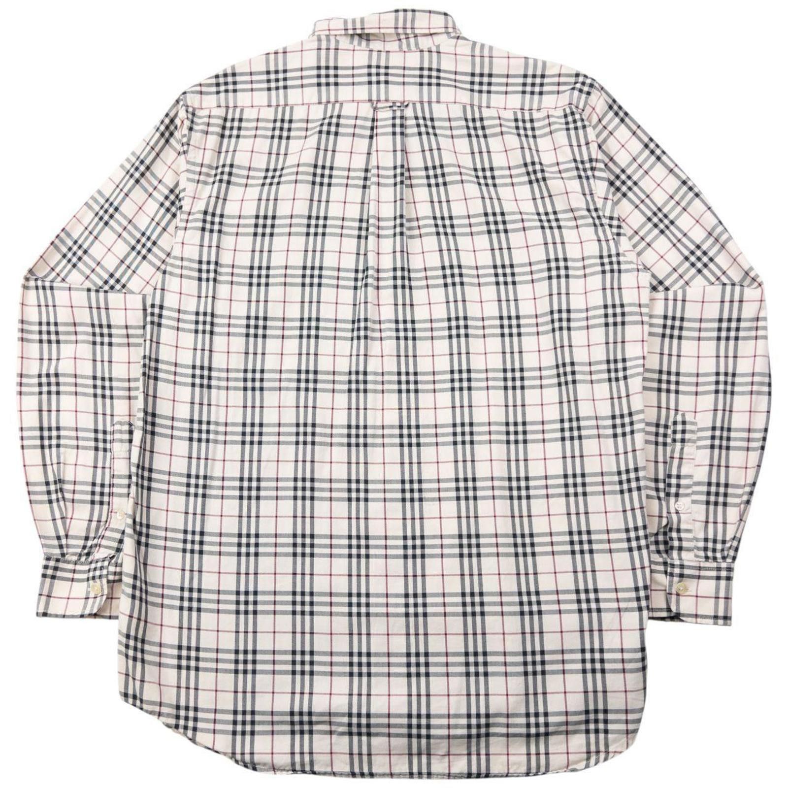 Vintage 2000s Burberry Nova Check Long Sleeve Shirt Size M