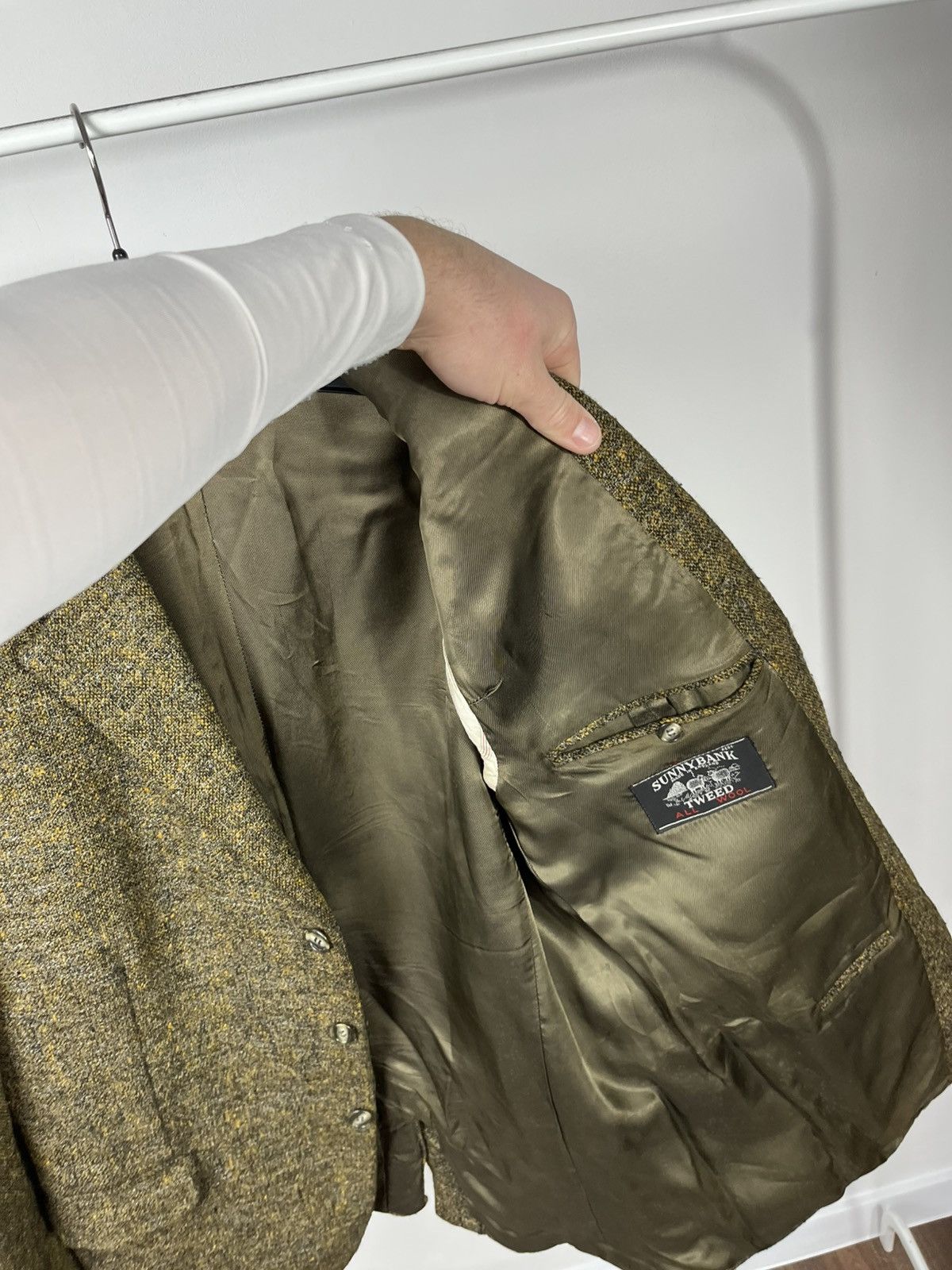 Other Sunnybank Tweed Wool Blazer Jacket Made in England Size 42R - 6 Thumbnail