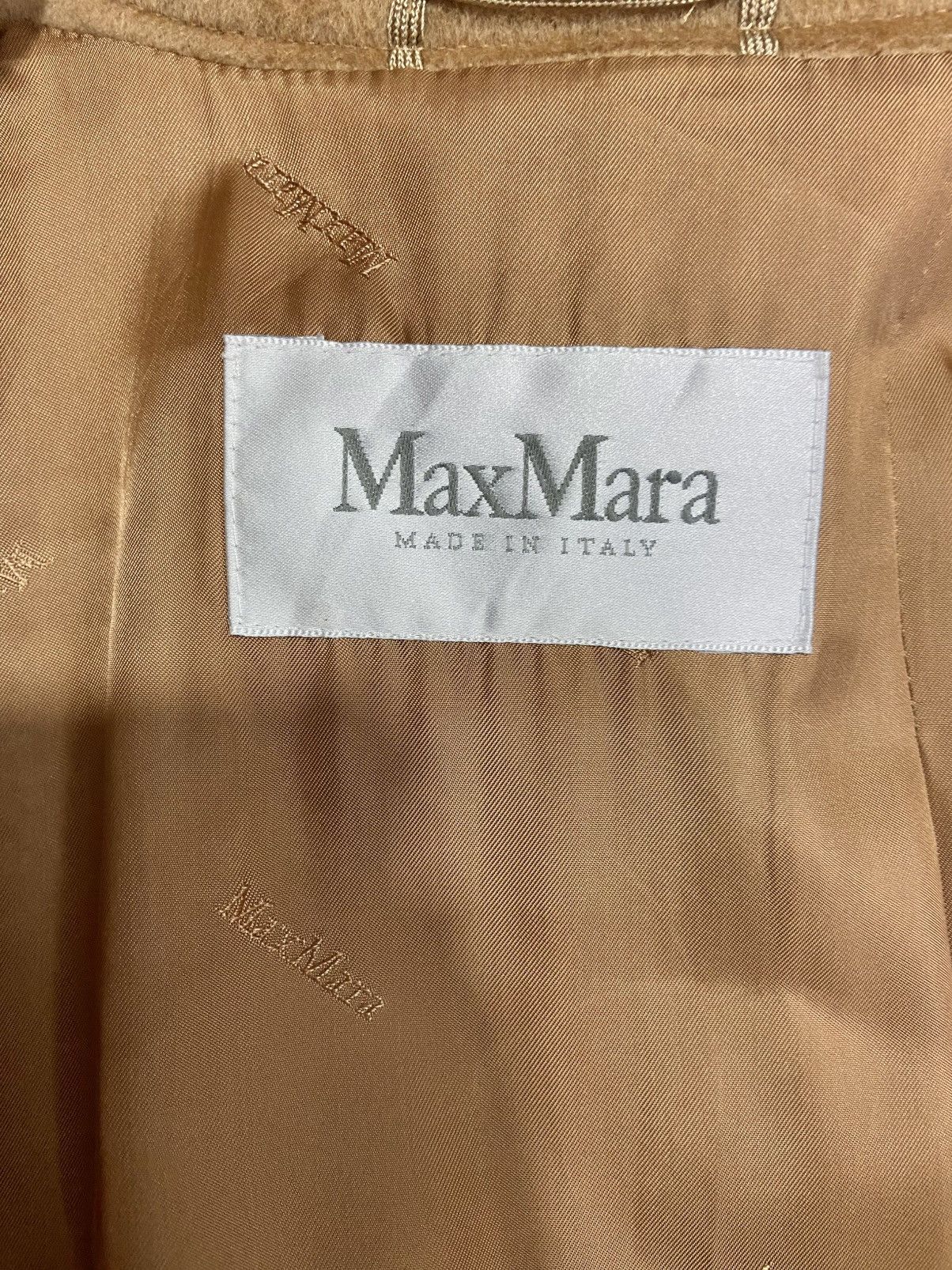 Max Mara Max Mara Belted Virgin Wool Coat Size M / US 6-8 / IT 42-44 - 7 Thumbnail